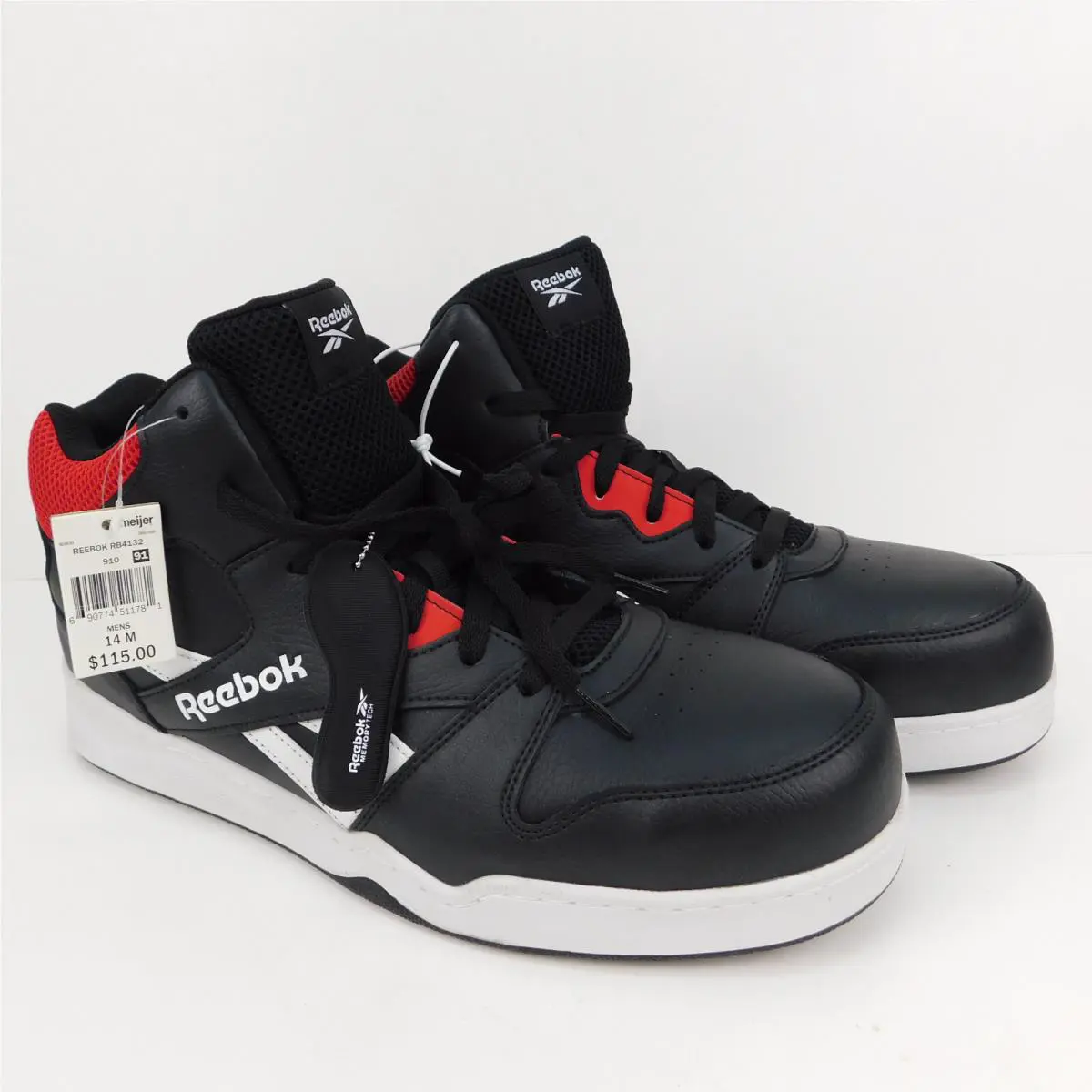 Reebok shoes - Reebok Work - Work - RB4132 - black and red (UPC: 690774511781) 17