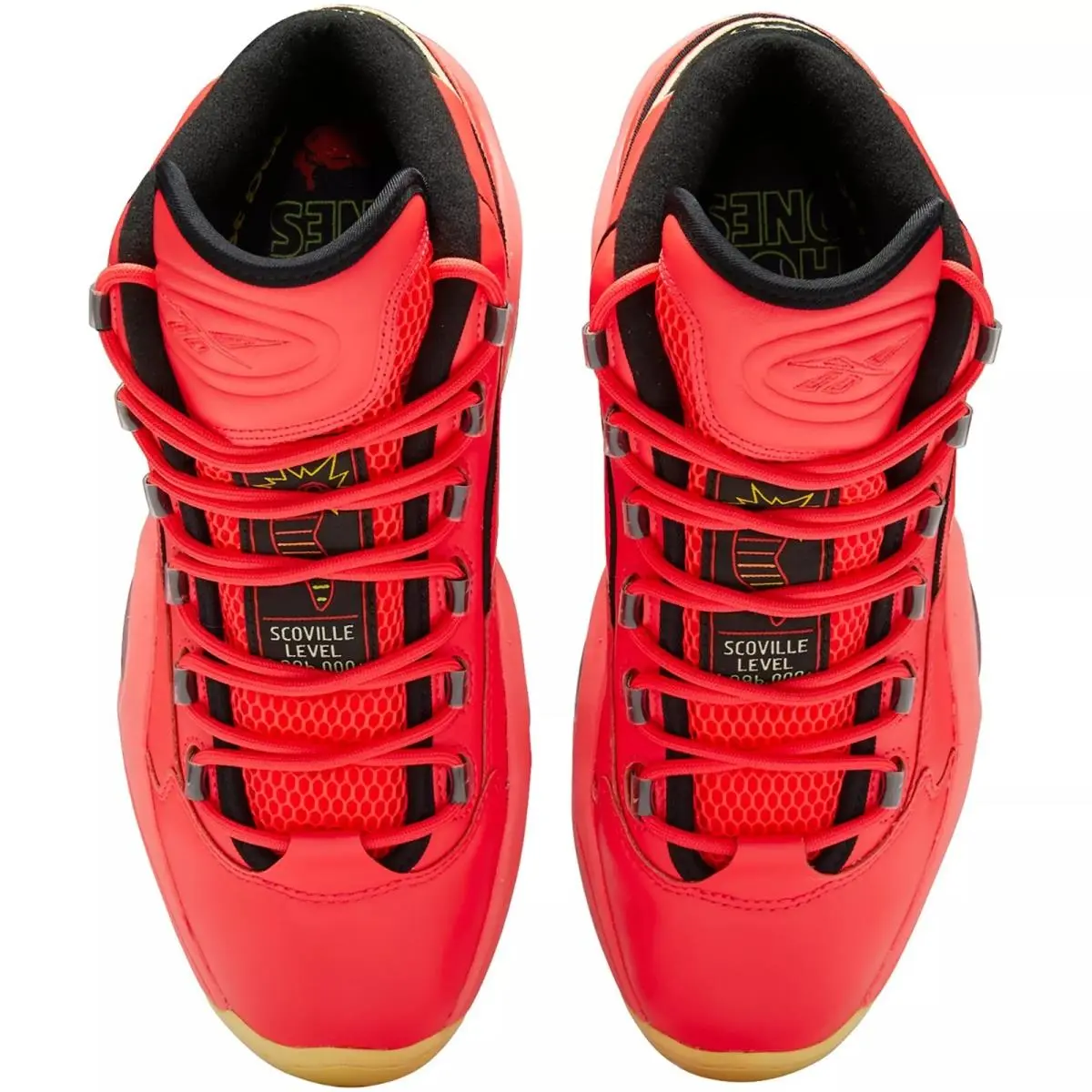 Reebok shoes - Reebok Question Mid - Question Mid - GV7093 - Red/Black-Gum (UPC: 194821733985) 2