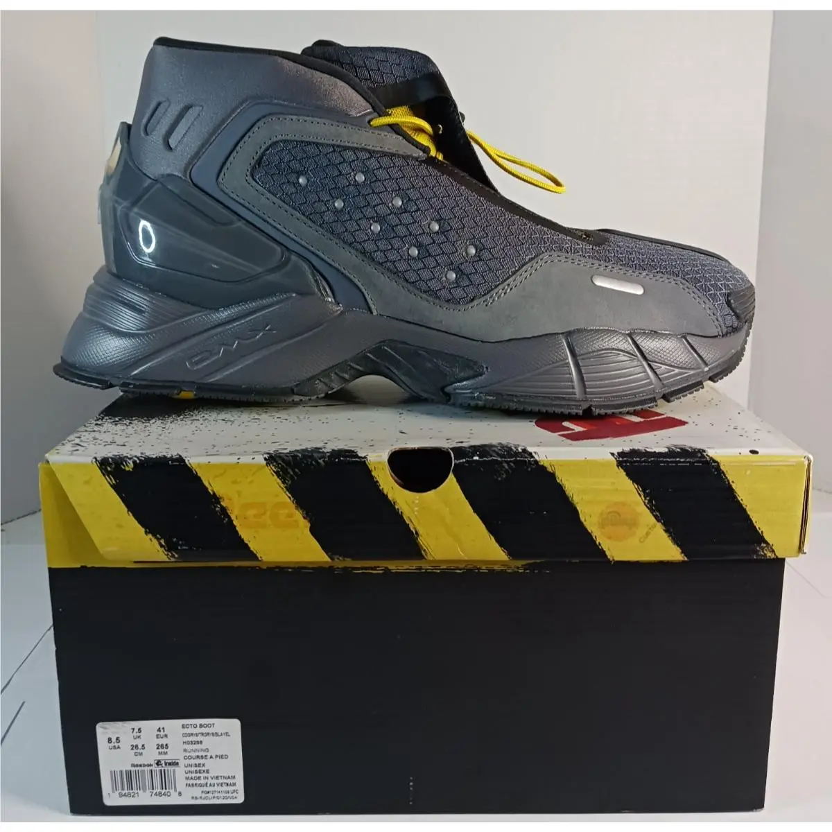 Reebok X Ghostbusters Ecto Boot `ectomobile` Gray Sneaker Boots Mens 8.5 US
