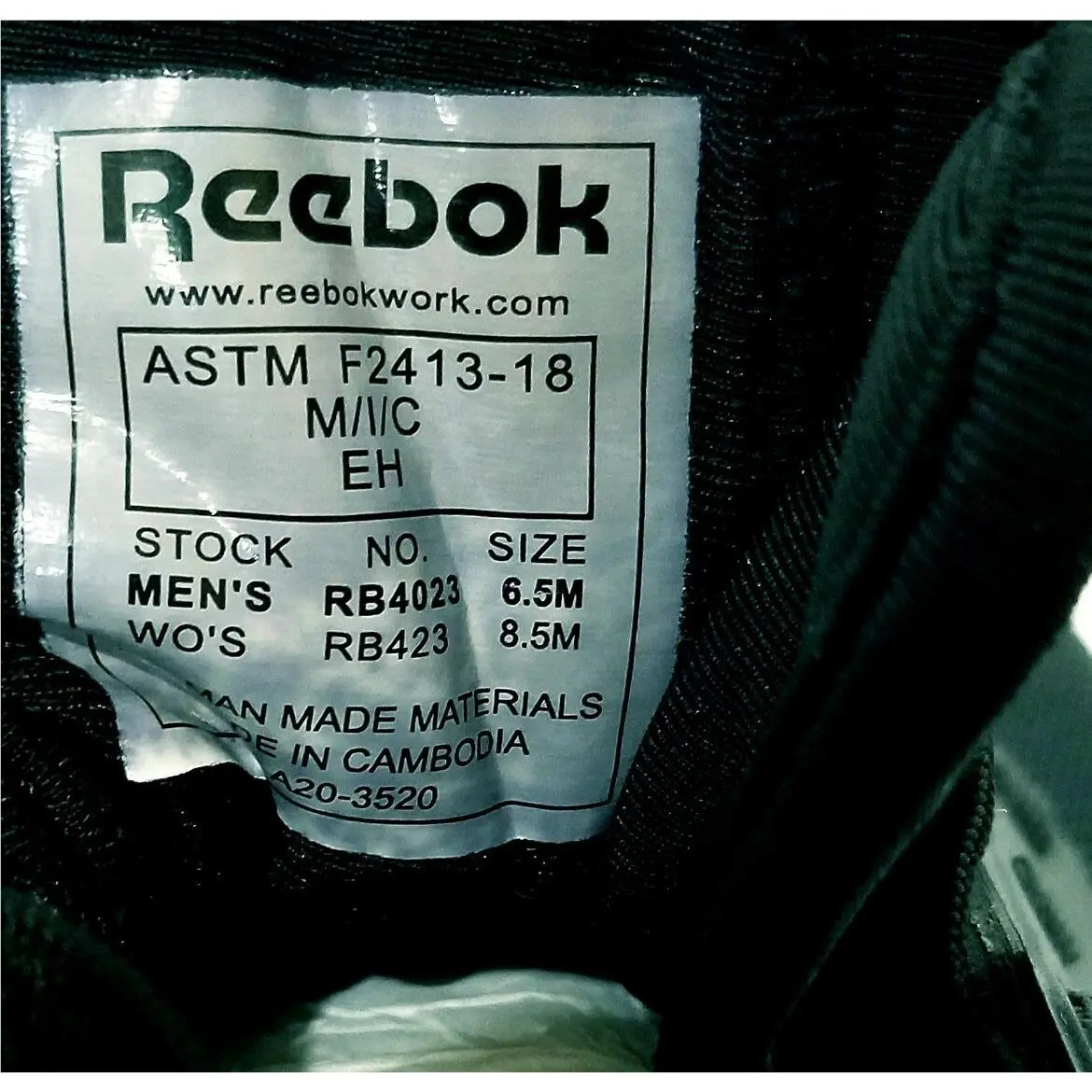 Reebok shoes - Reebok Work - Work - RB423 - Black 9