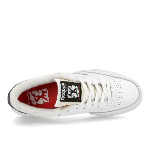 Reebok shoes - Reebok Club C 85 - Club - GX8307 - White/Chalk/Vector Red (UPC: 194827961610) 4