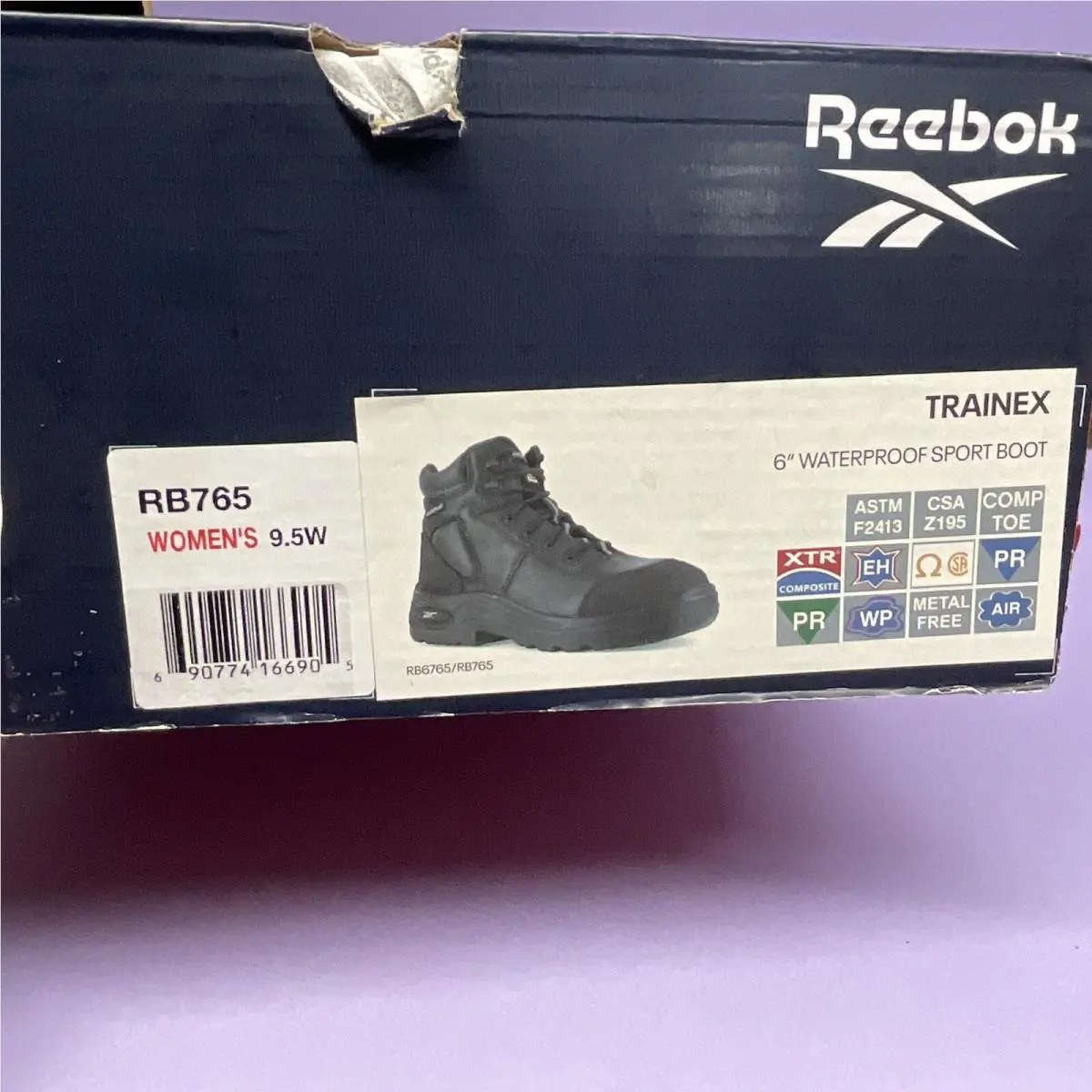Reebok shoes - Reebok 6in WP - RB765 - Black 11