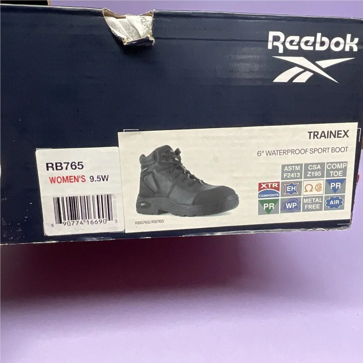 Reebok shoes - Reebok 6in WP - RB765 - Black 11