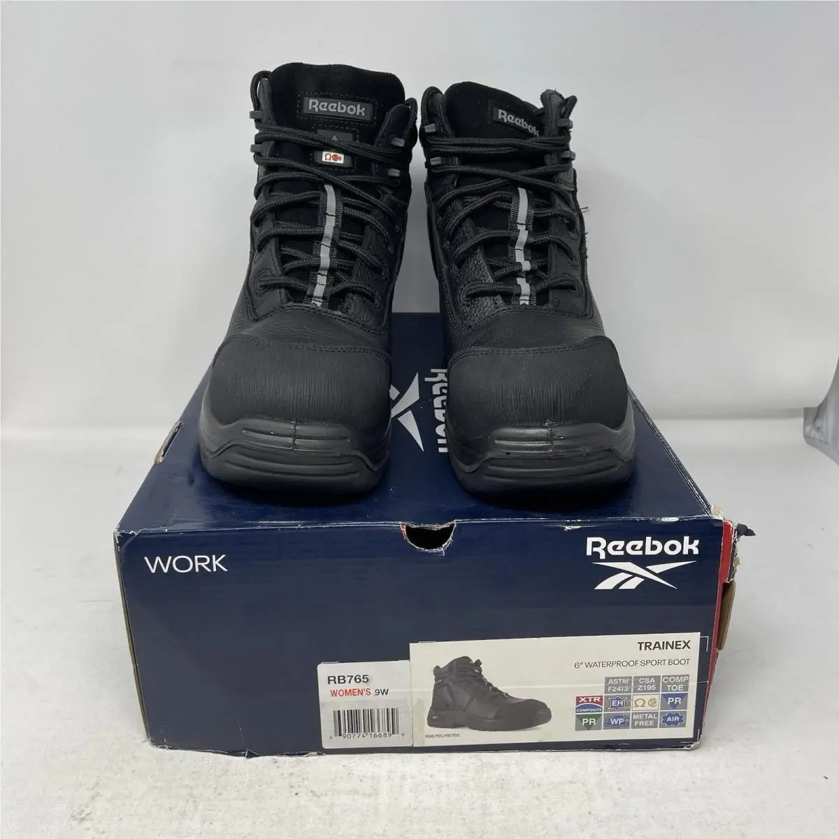 Reebok shoes - Reebok 6in WP - RB765 - Black (UPC: 690774166899) 0