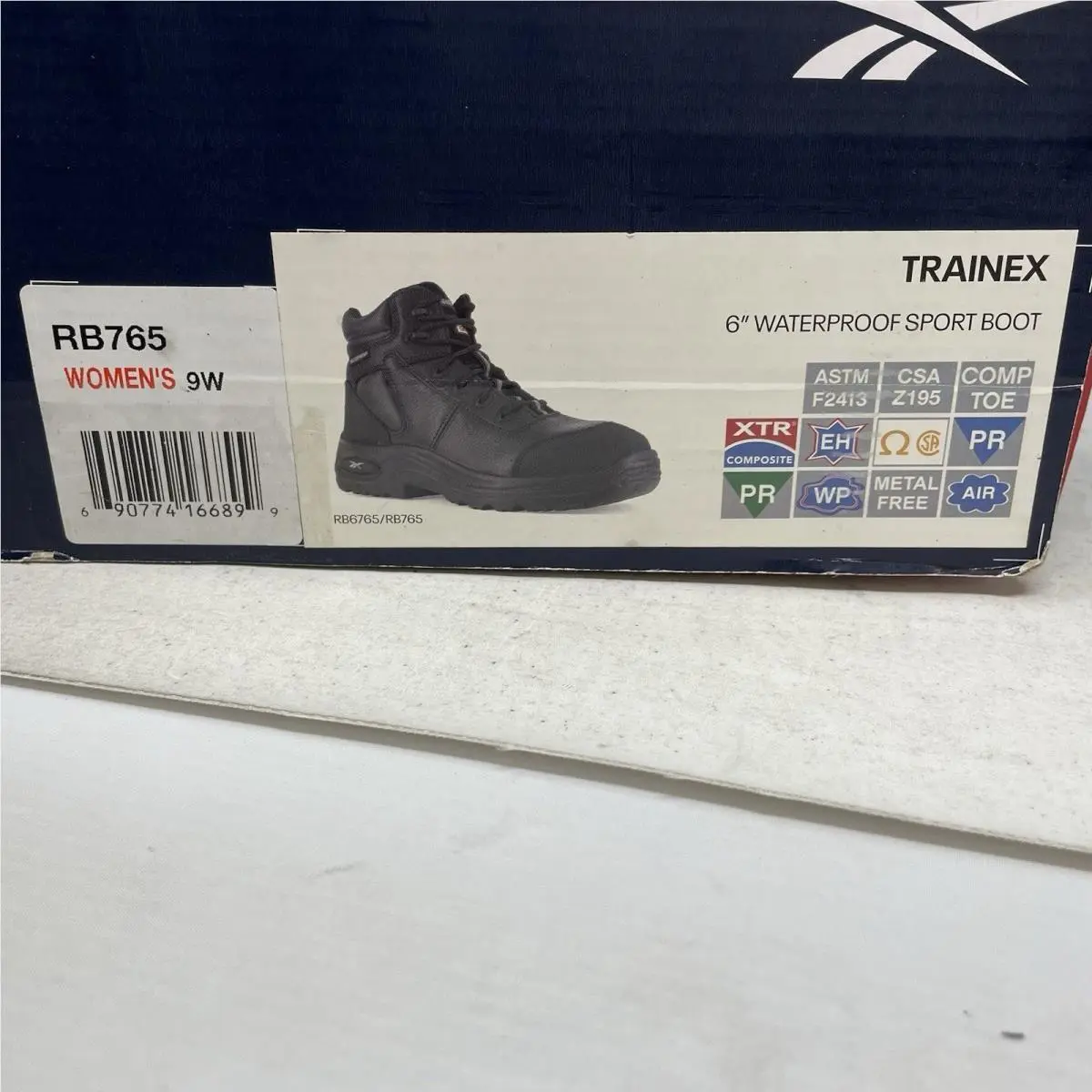 Reebok shoes - Reebok 6in WP - RB765 - Black (UPC: 690774166899) 7