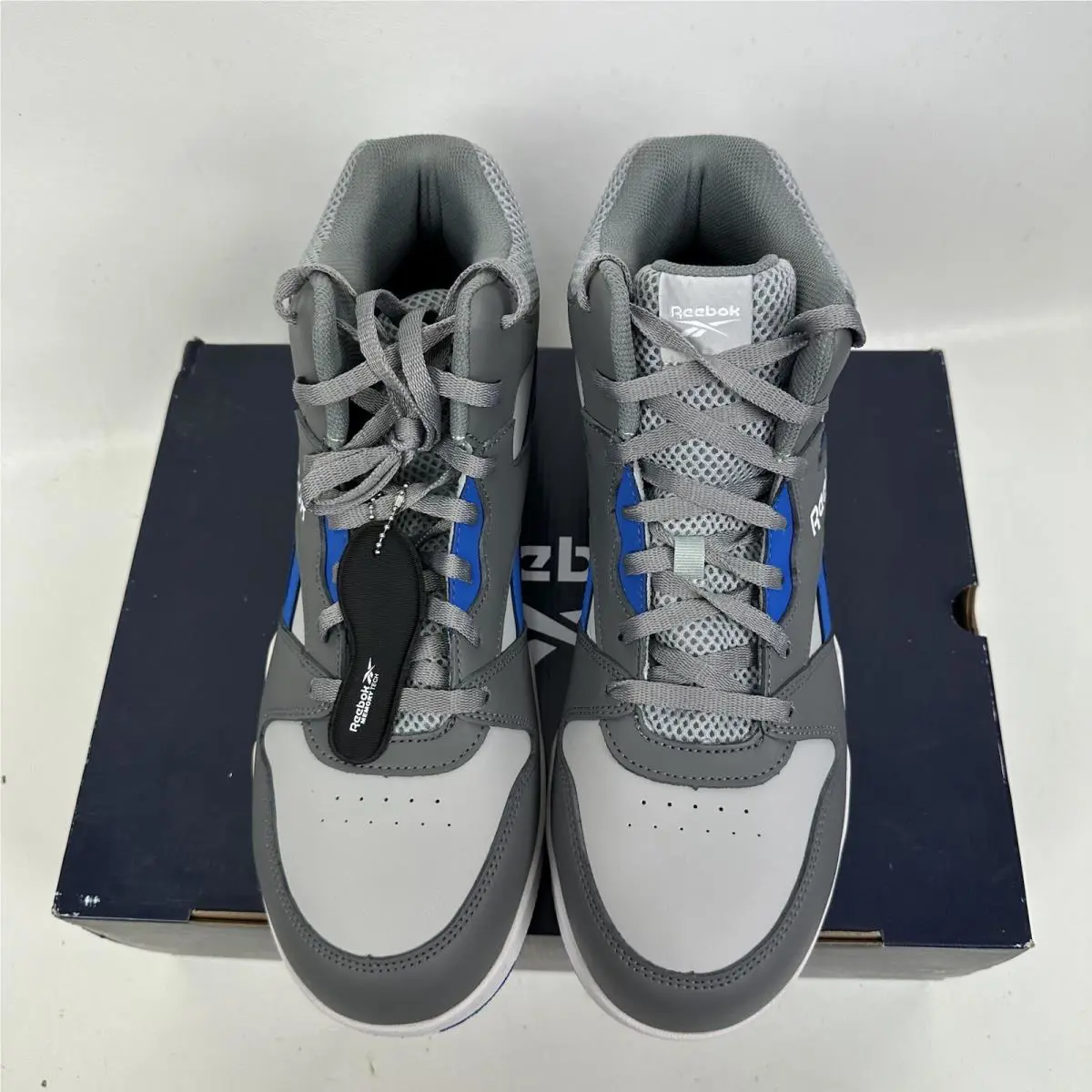 Reebok shoes - Comp Toe Work Shoes - Comp Toe Work Shoes - RB4135 - Gray/Blue (UPC: 0690774512481) 1