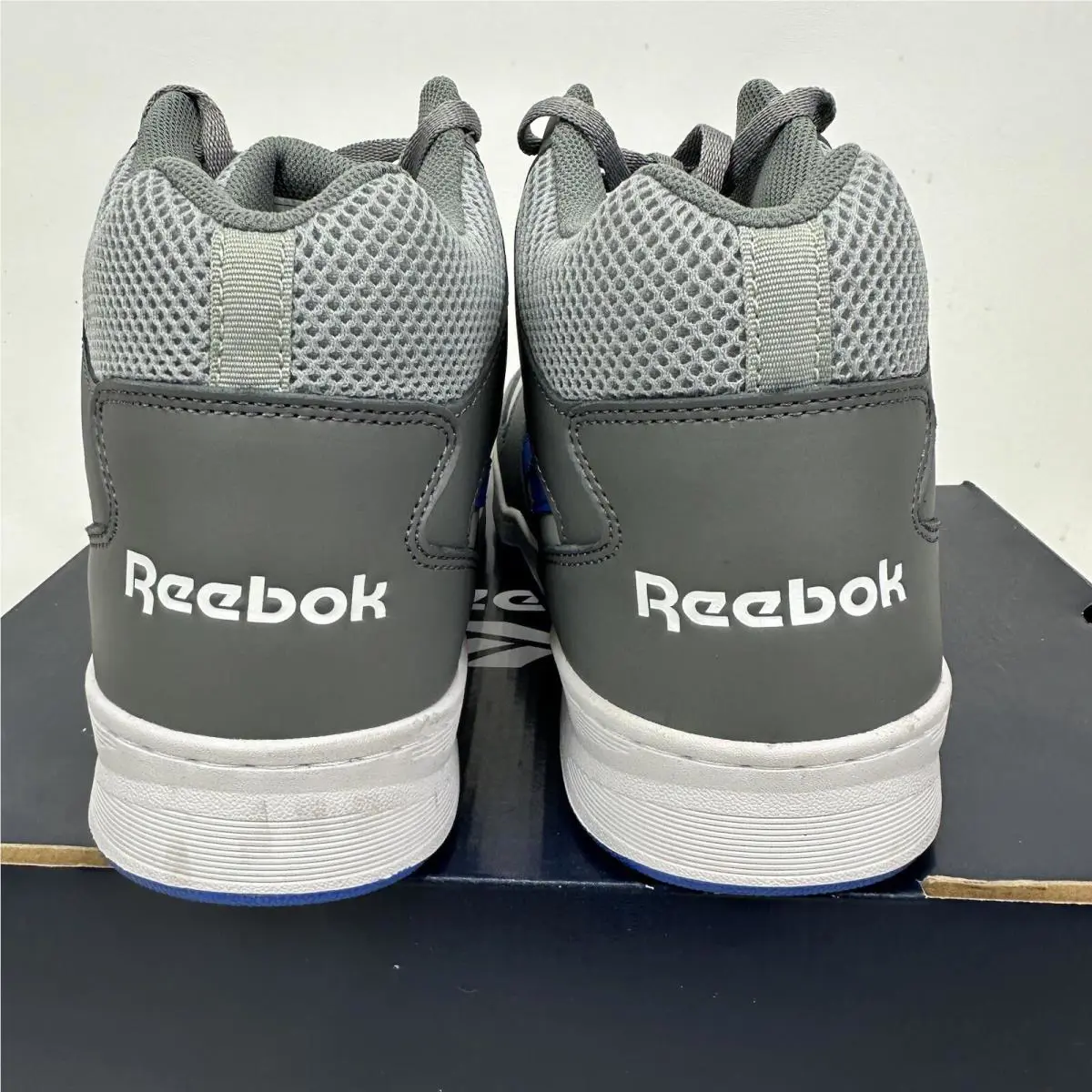 Reebok shoes - Comp Toe Work Shoes - Comp Toe Work Shoes - RB4135 - Gray/Blue (UPC: 0690774512481) 2