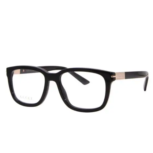 Gucci GG1776O 001 Black Square Men`s Eyeglasses