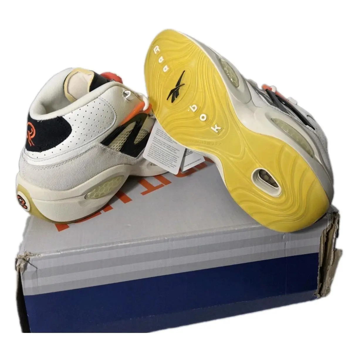 Reebok shoes - Reebok Question - Question - H06490 - Chalk/Black /Orange 1