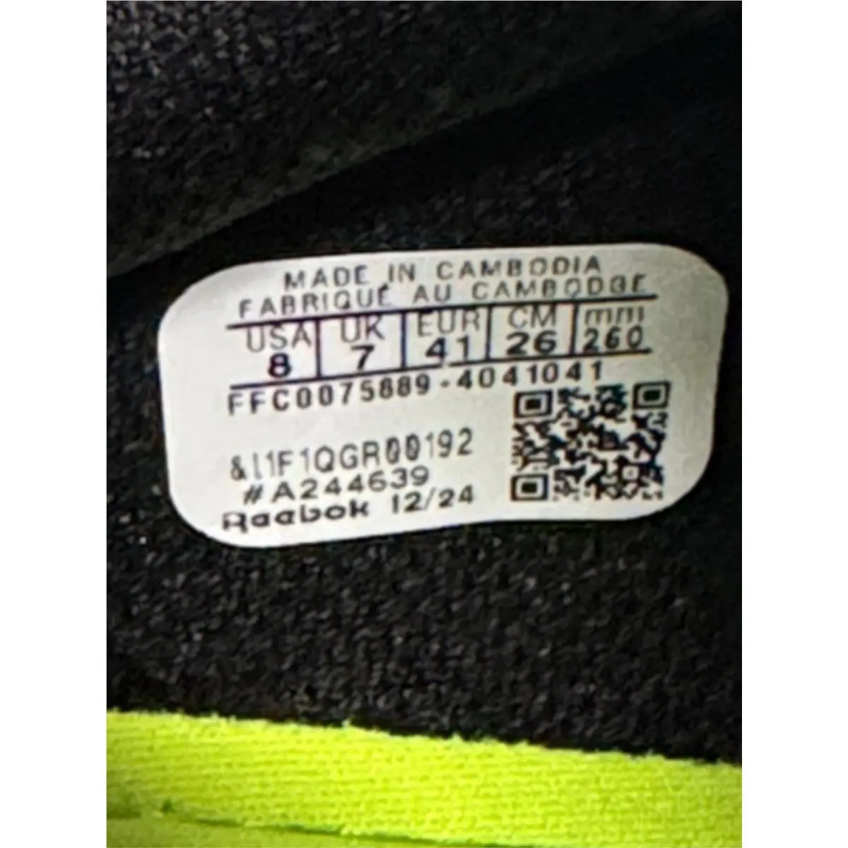 Reebok shoes - Reebok Work - Work - RB4041 - Black 7