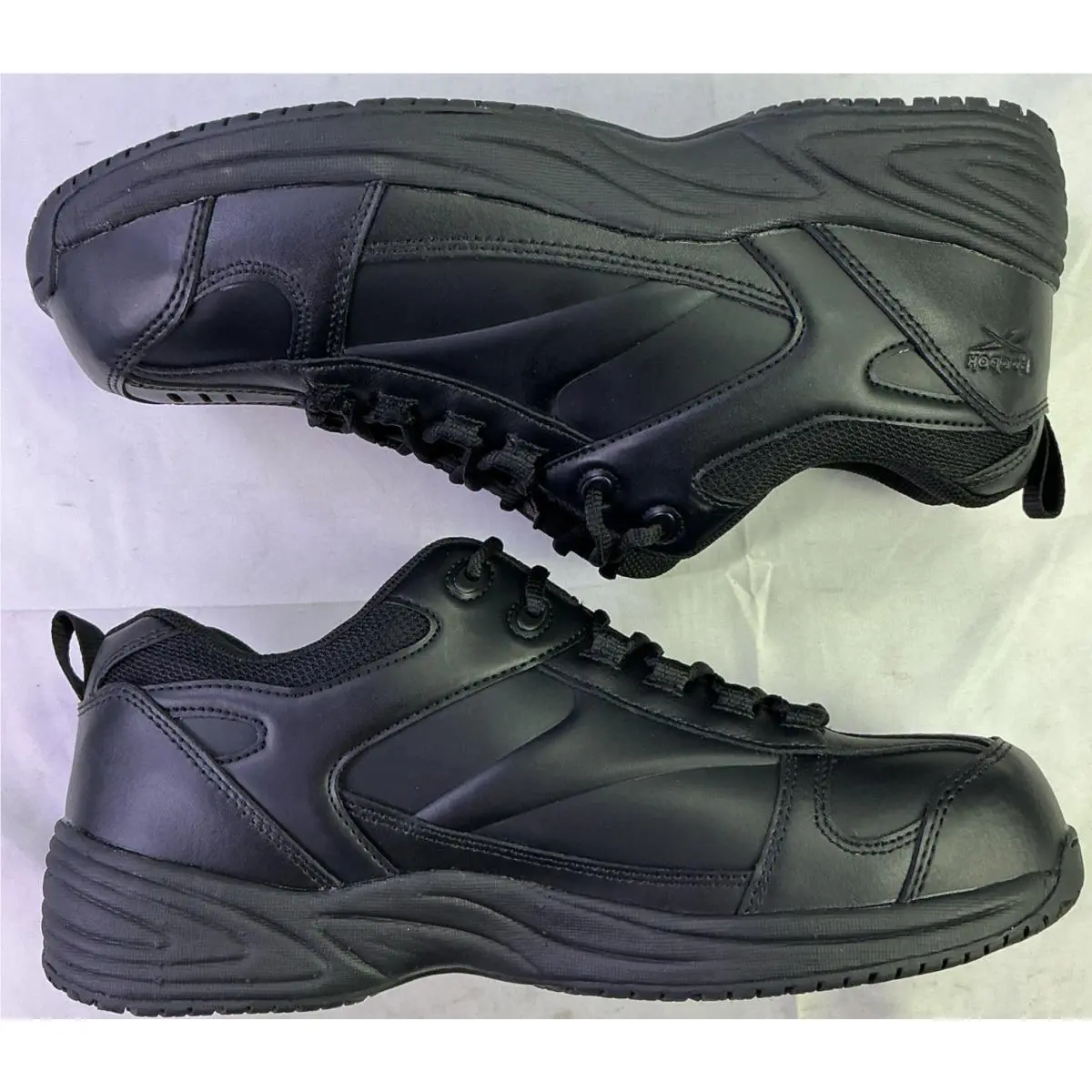Reebok Men`s Jorie Street Sport Jogger Comp Toe Work Shoes-black-size: 12