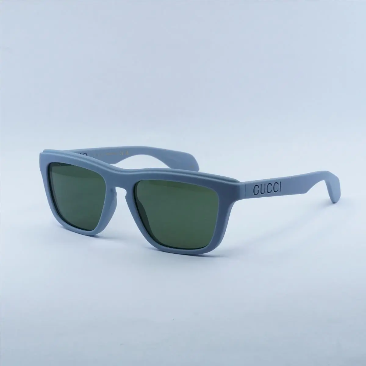 Gucci GG1571S 003 Matte Light Blue/green 55-18-145 Sunglasses
