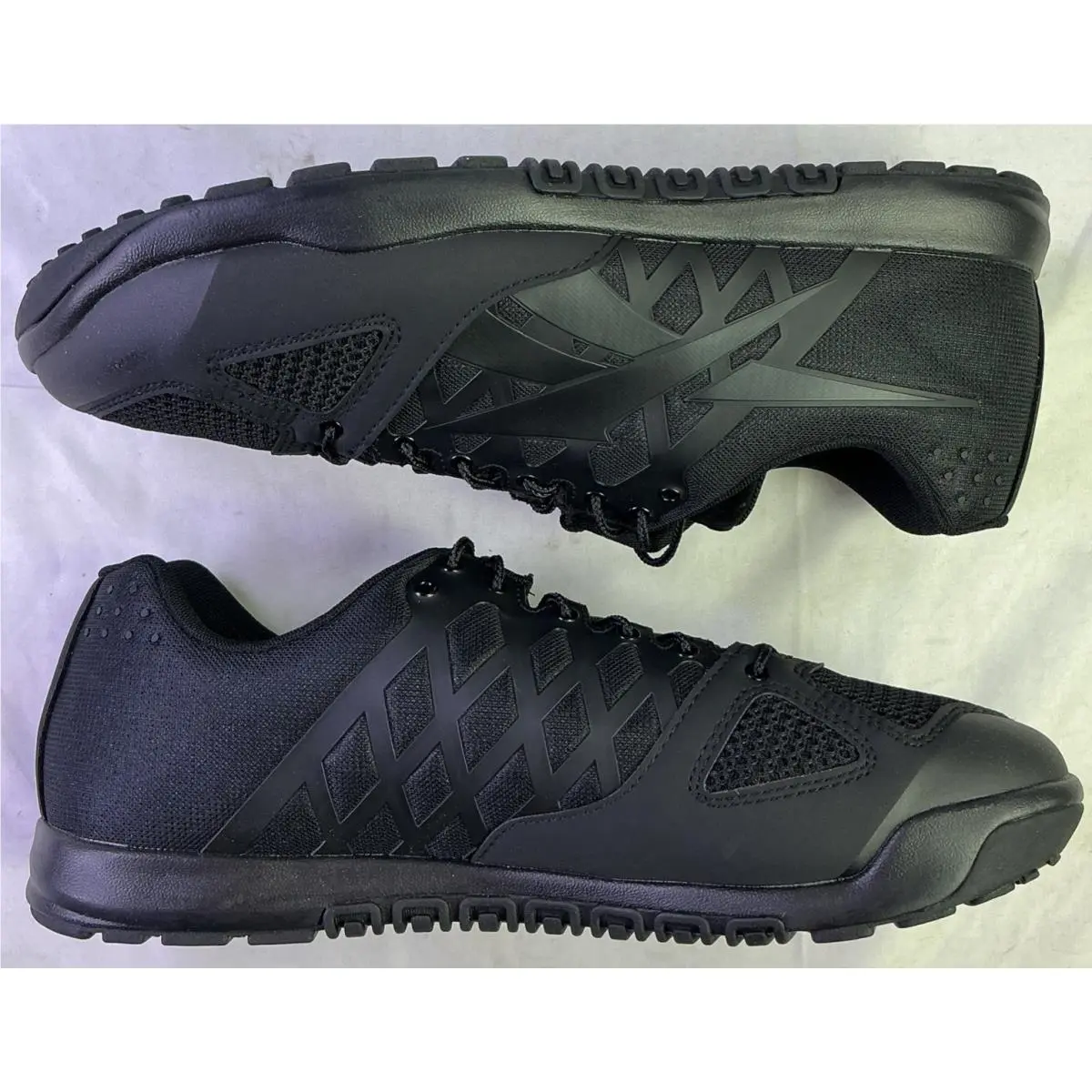 Reebok Men`s Nano Tactical Soft Toe Athletic Shoes-black-size: 12