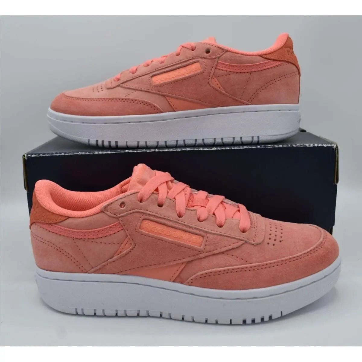 Reebok shoes - Reebok Club C Double - Club Double - FZ0848 - Pink (UPC: 194813389985) 1