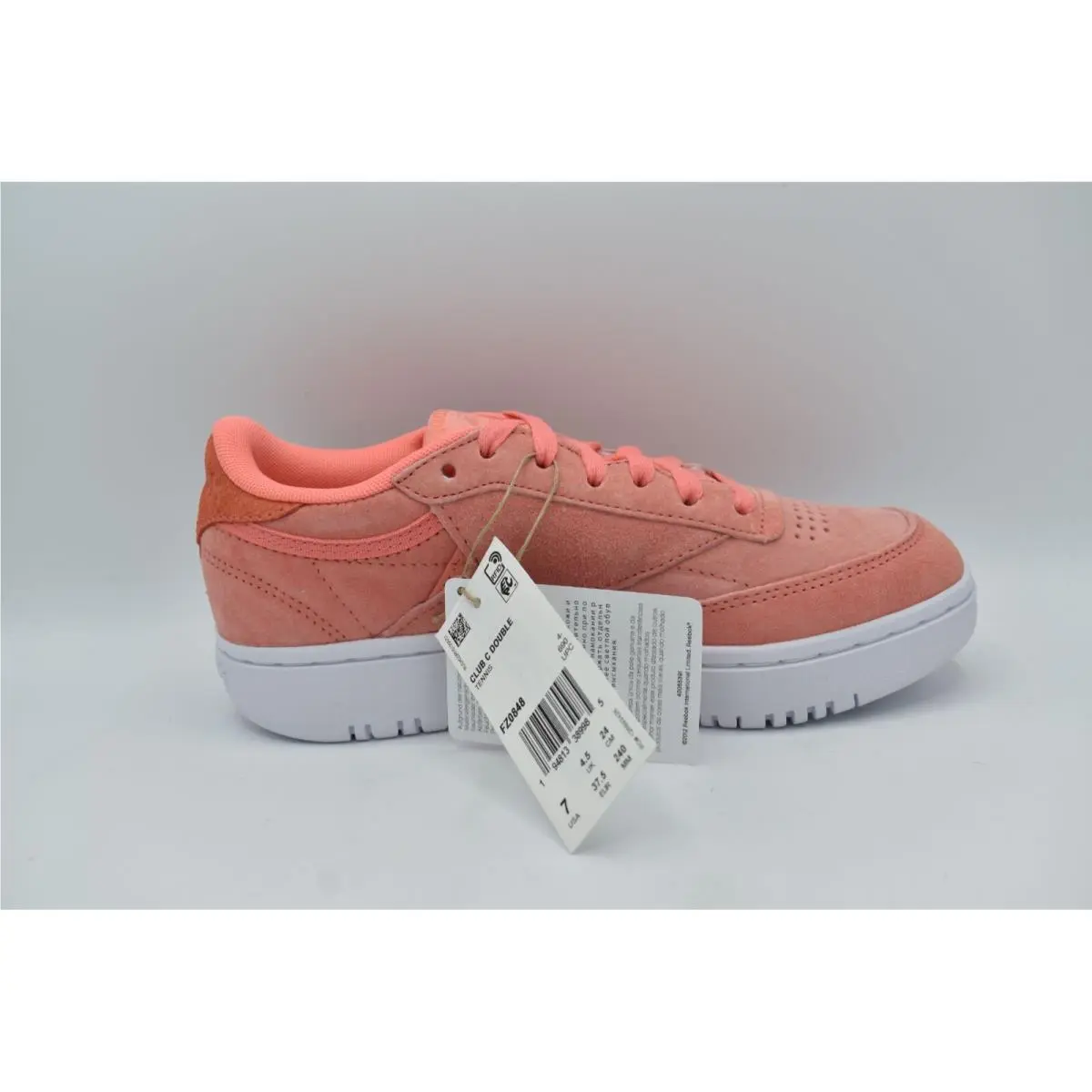 Reebok shoes - Reebok Club C Double - Club Double - FZ0848 - Pink (UPC: 194813389985) 4