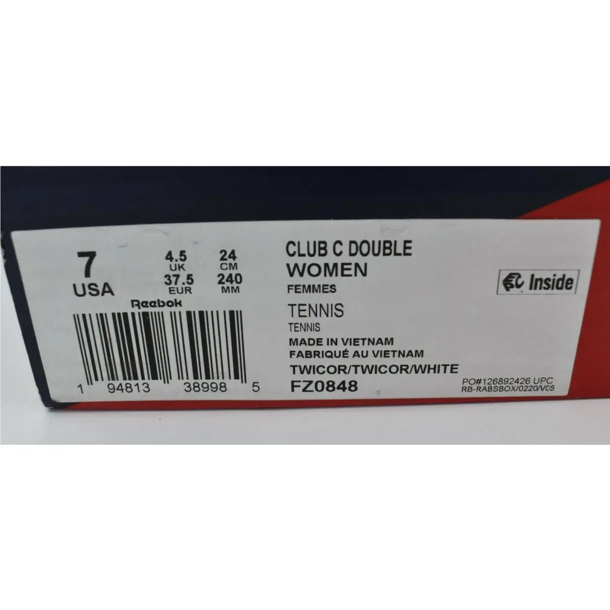 Reebok shoes - Reebok Club C Double - Club Double - FZ0848 - Pink (UPC: 194813389985) 8