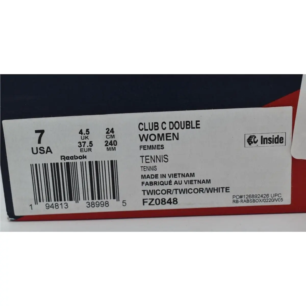 Reebok shoes - Reebok Club C Double - Club Double - FZ0848 - Pink (UPC: 194813389985) 10