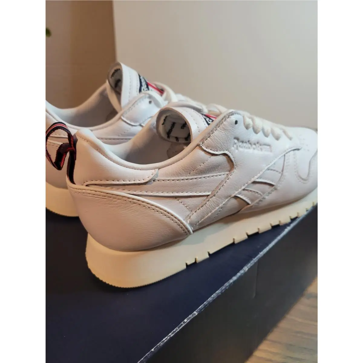 Reebok Classic Leather White Running Course A Pied Unisex Shoes Usa Size 4.5