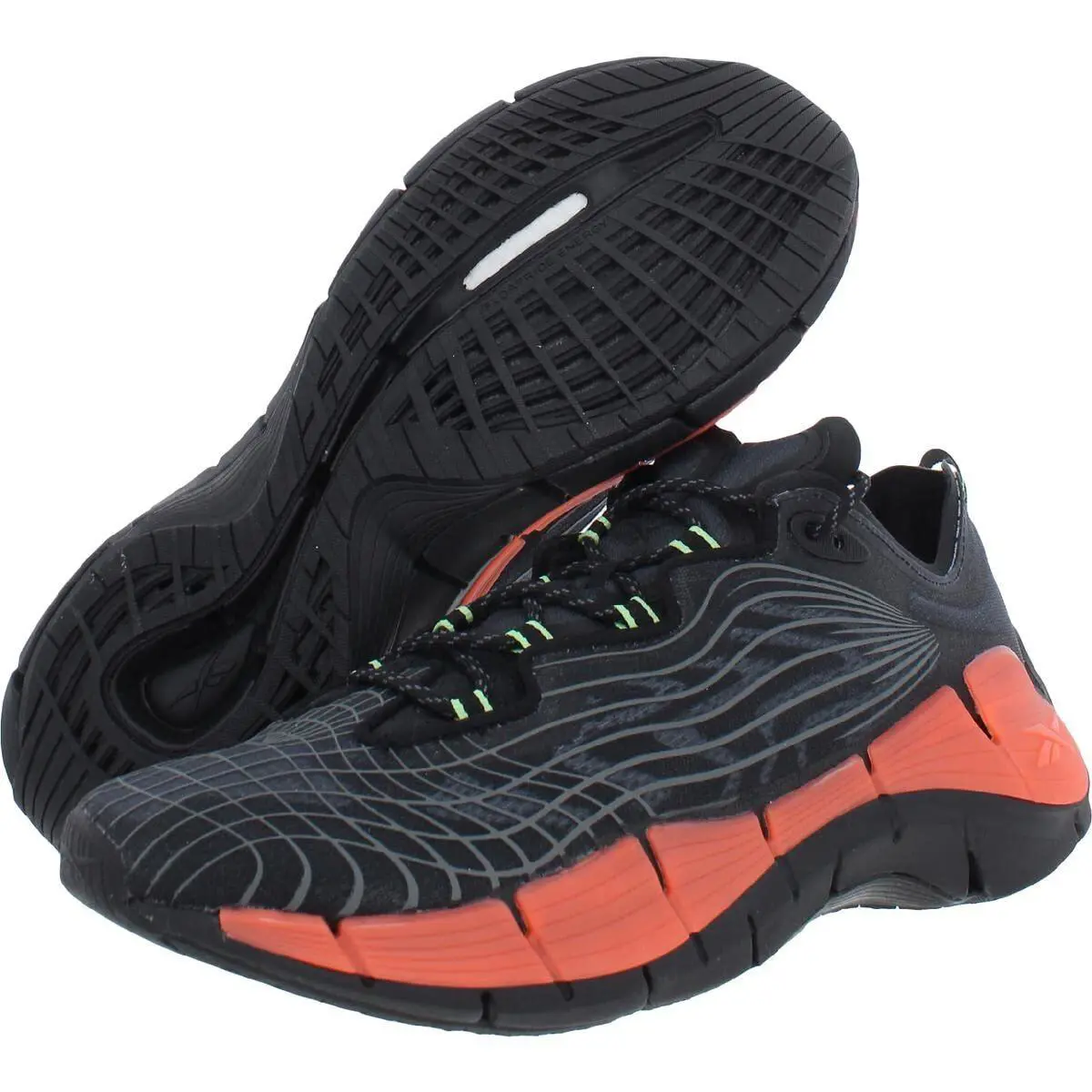 Reebok shoes - KZX63 - KZX63 - Core Black/Orange Flare/Neon Mint (UPC: 194813823038) 0