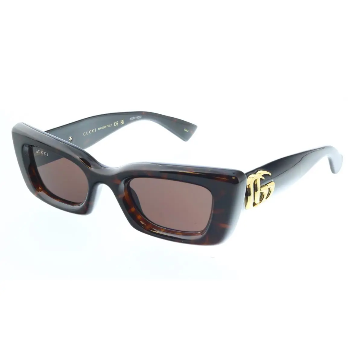 Gucci GG1827S-002 Havana Cat-eye Ladies Sunglasses