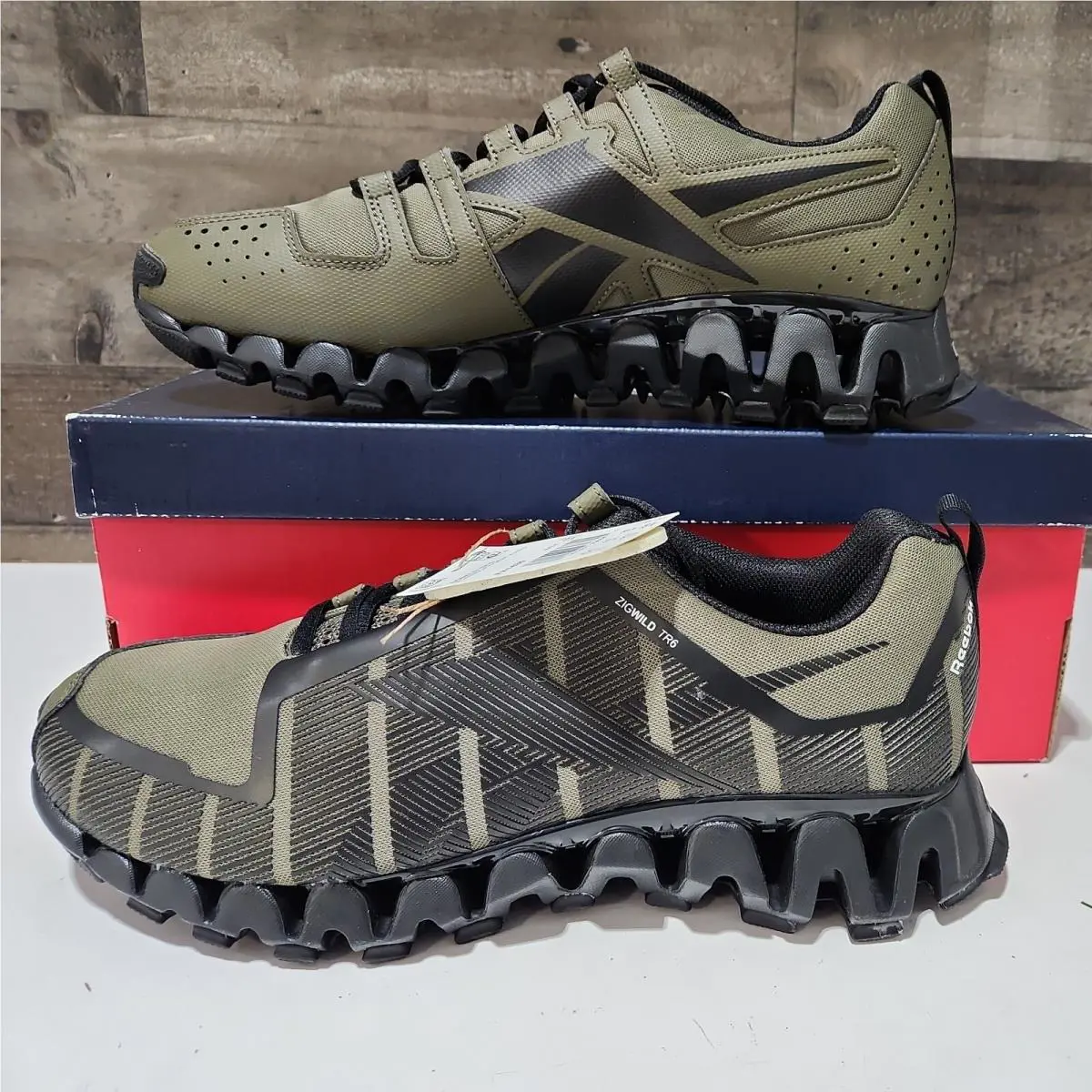 Reebok shoes - Reebok ZigWild Tr 6 - ZigWild - FX1435 - Green Black 3