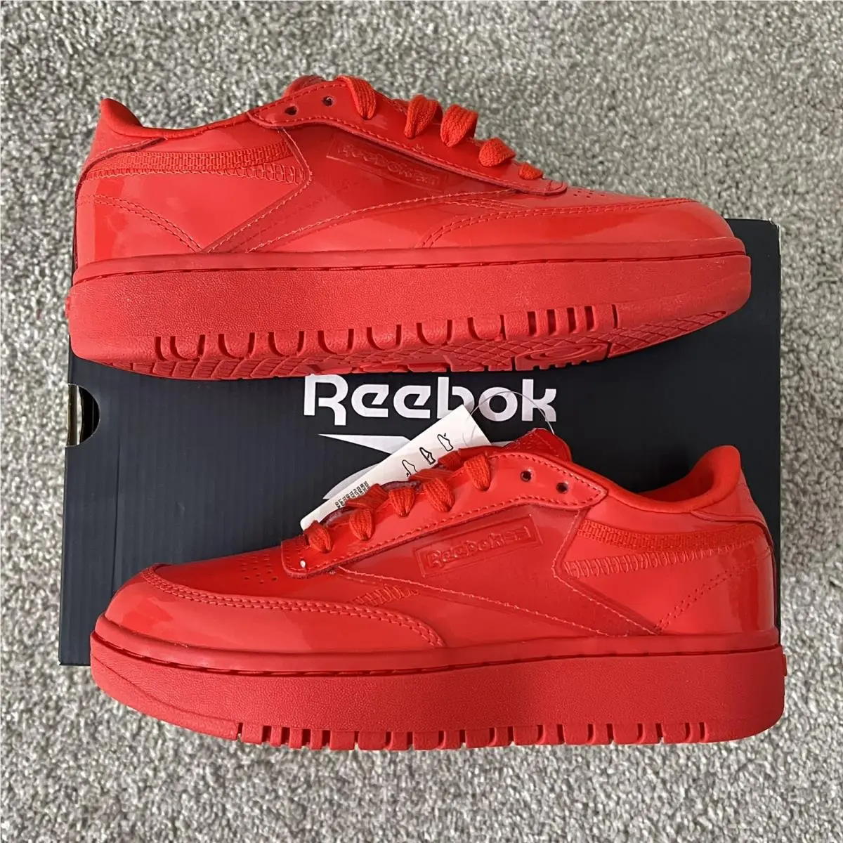 Reebok shoes - Club C Double - Club Double - FZ5219 - Red 1