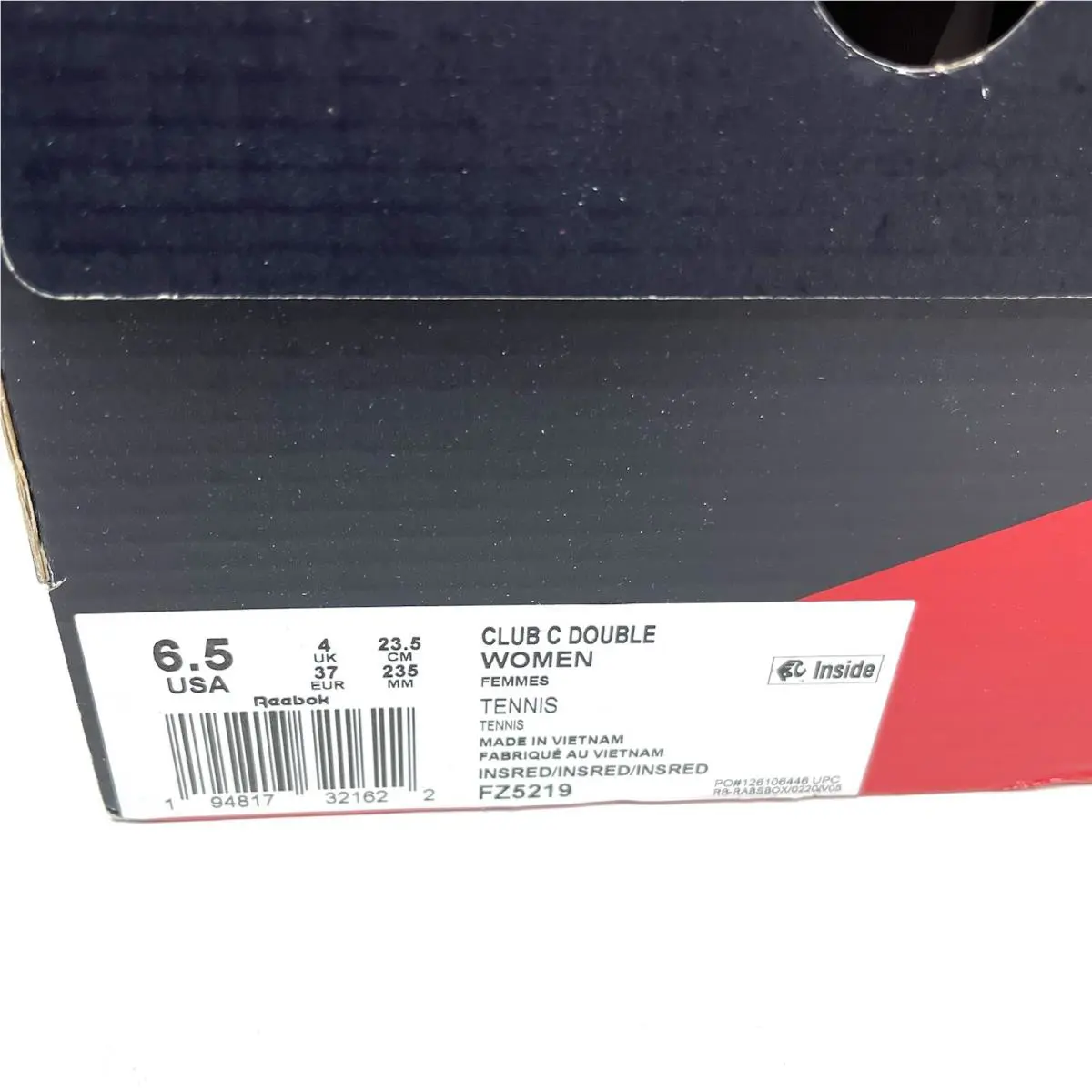 Reebok shoes - Club C Double - Club Double - FZ5219 - Red 8
