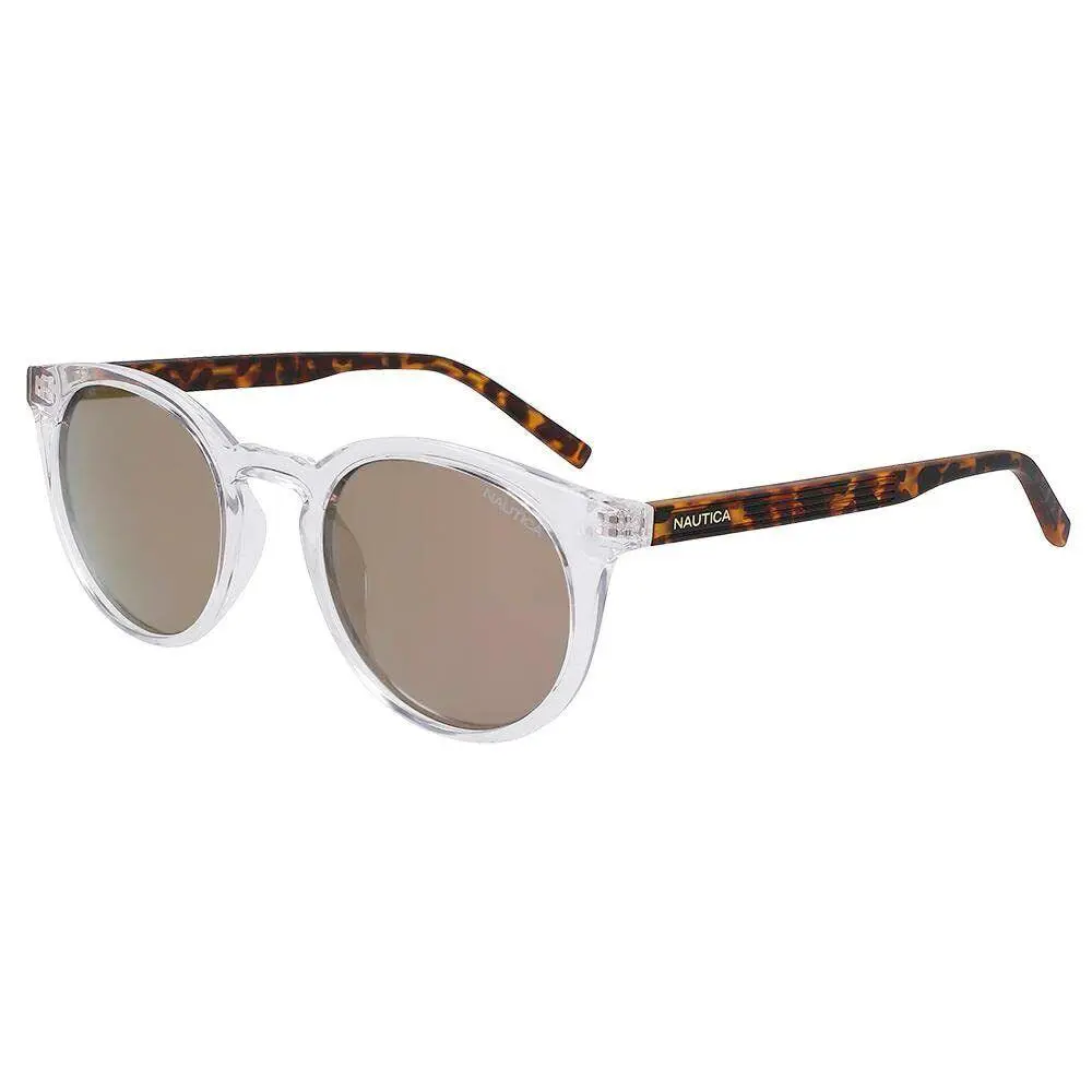Nautica N-6256S 971 Crystal Tortoise Polarized Sunglasses