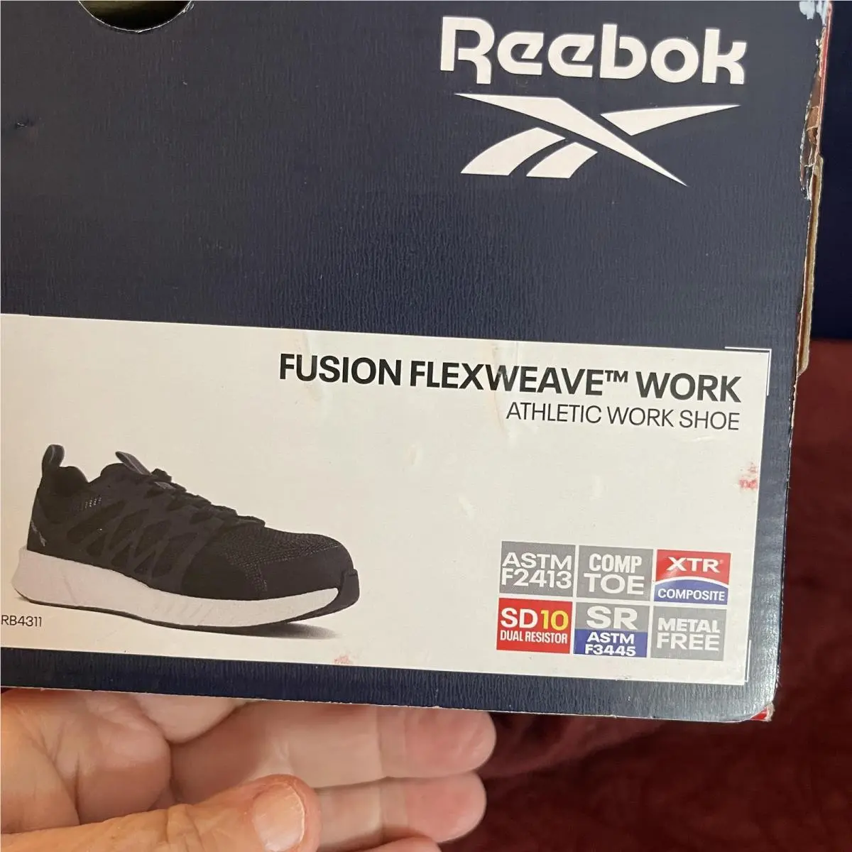 Reebok shoes - Reebok Fusion Flexweave Work RB4311 - RB4311 - Black (UPC: 690774486331) 11