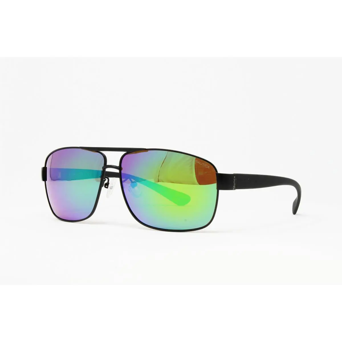 Nautica Men`s Pilot Polarized Sunglasses N4601SP Color 005 Matte Black 62mm