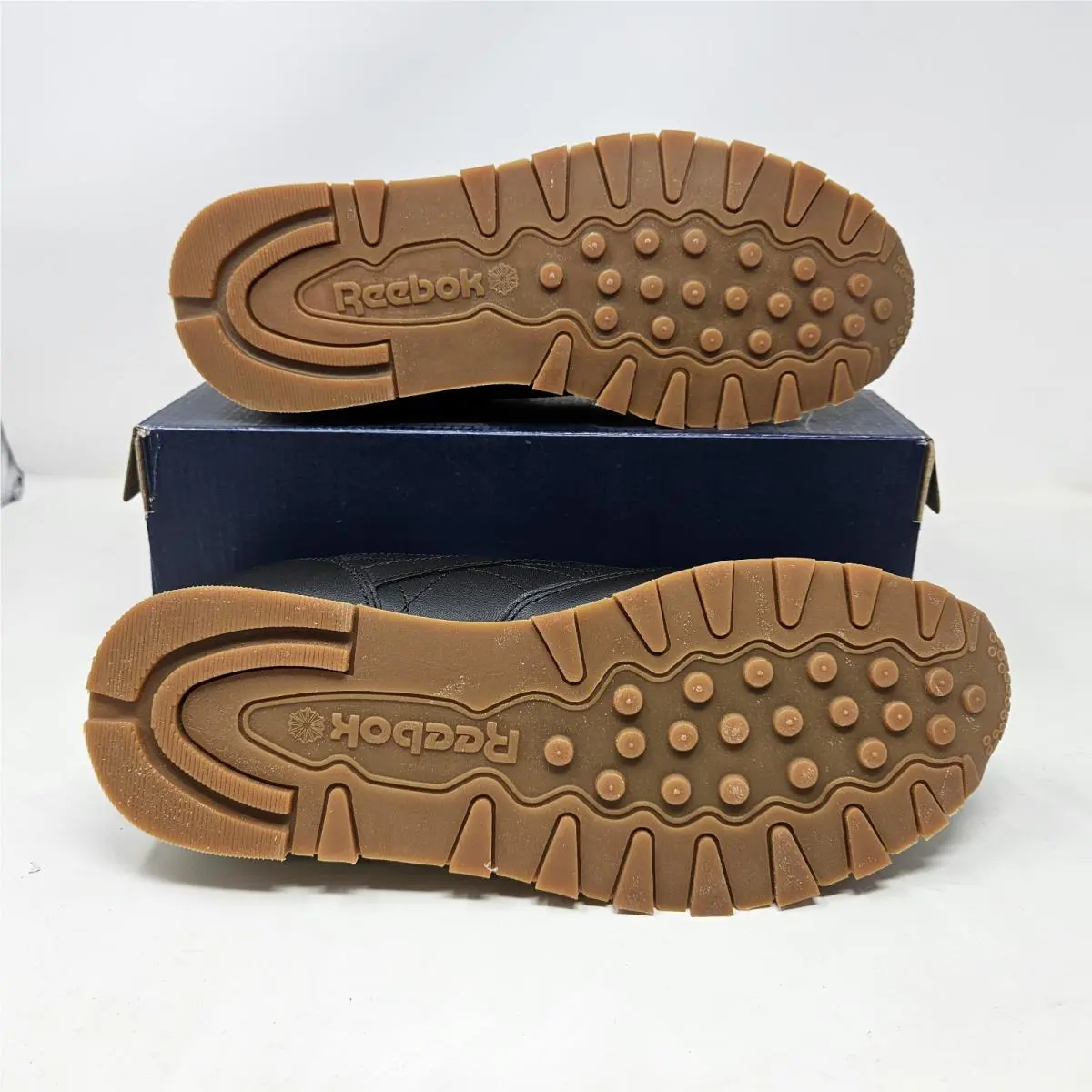 Reebok shoes - Reebok Classic Leather - Classic Leather - 49798 - Black Gum (UPC: 664712519450) 1