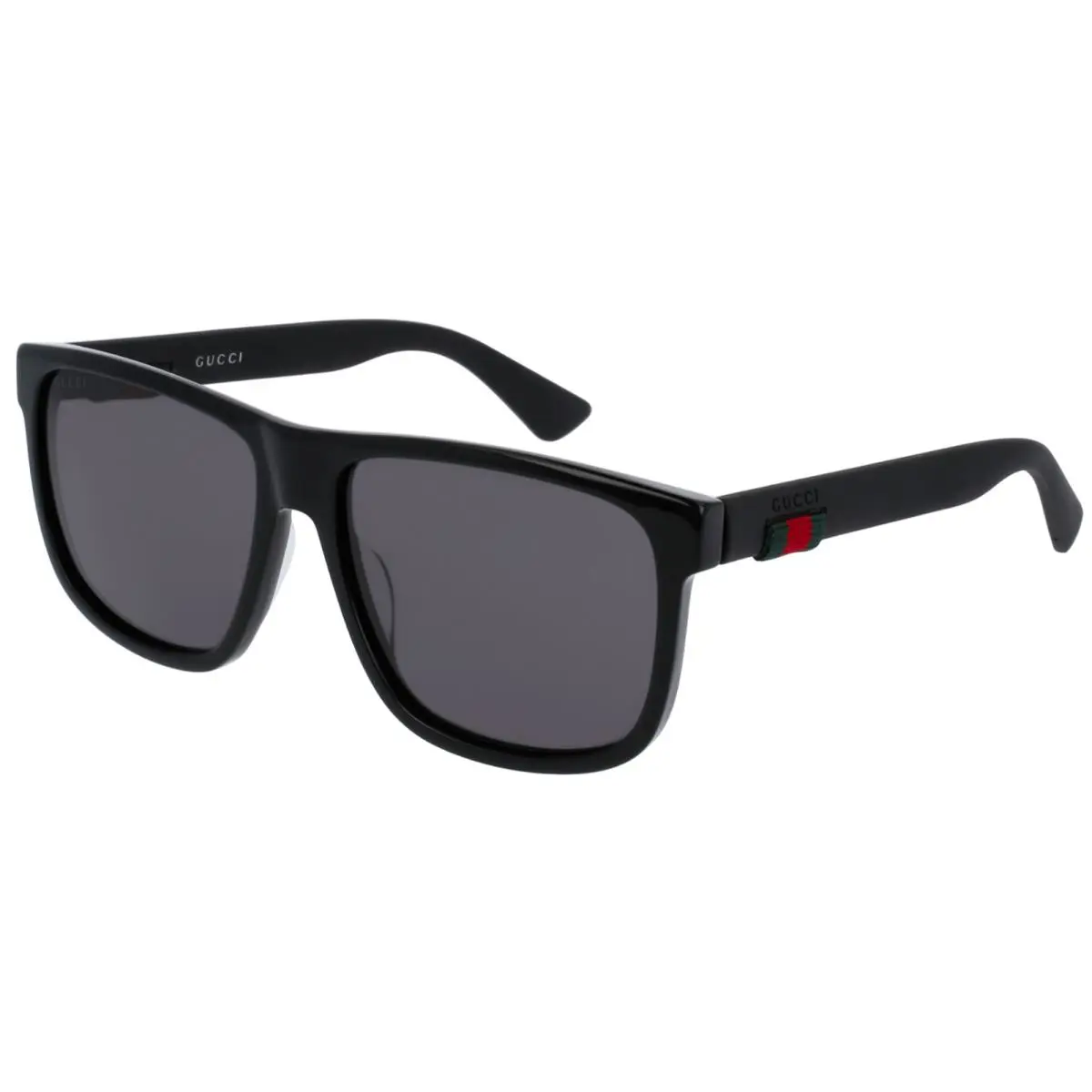 GG0010S-001 Sunglasses Black Frame Gray Lens Size 58mm by Gucci