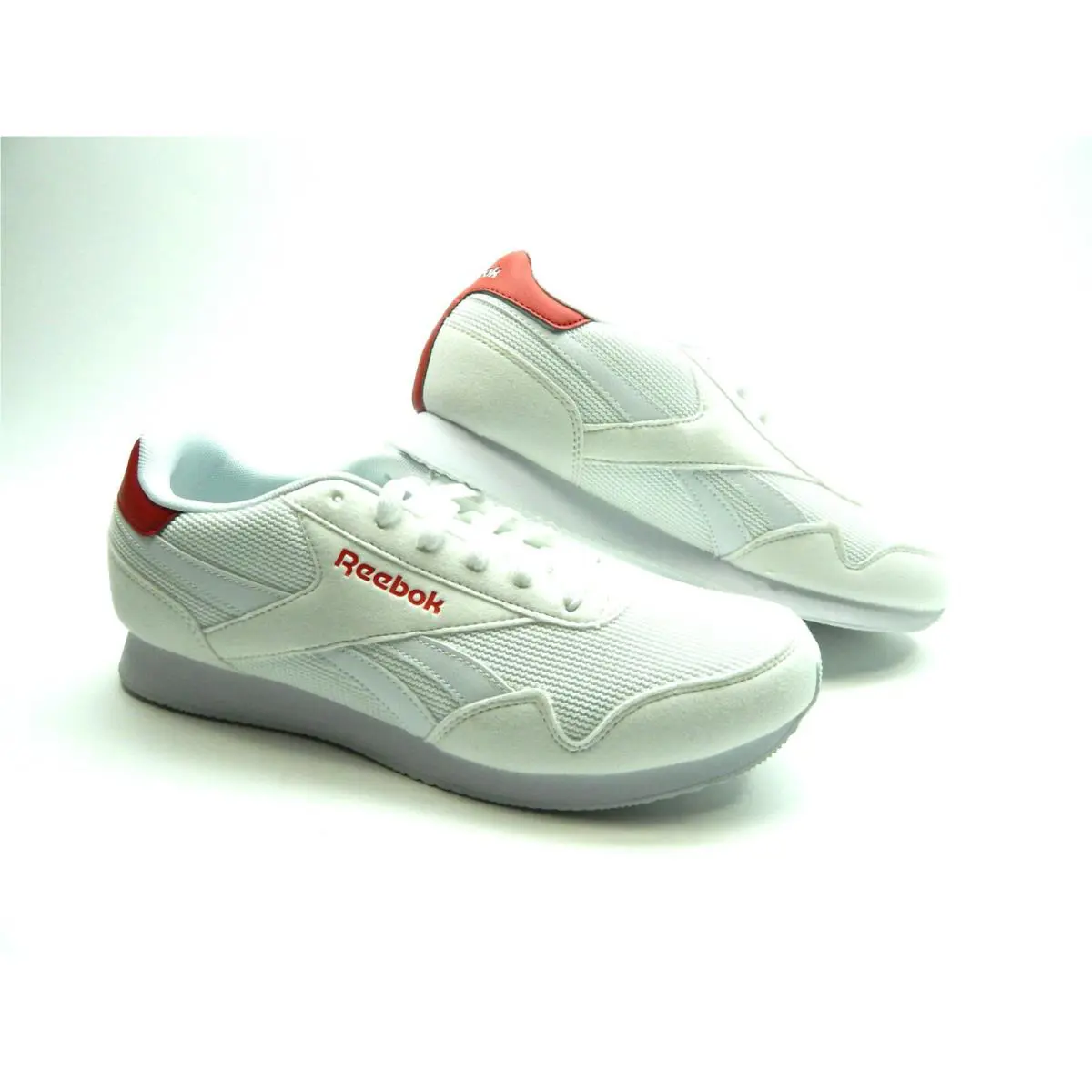 Reebok shoes - REEBOK ROYAL CL JOGGER 3 - EF7805 - White RED (UPC: 193099514692) 6
