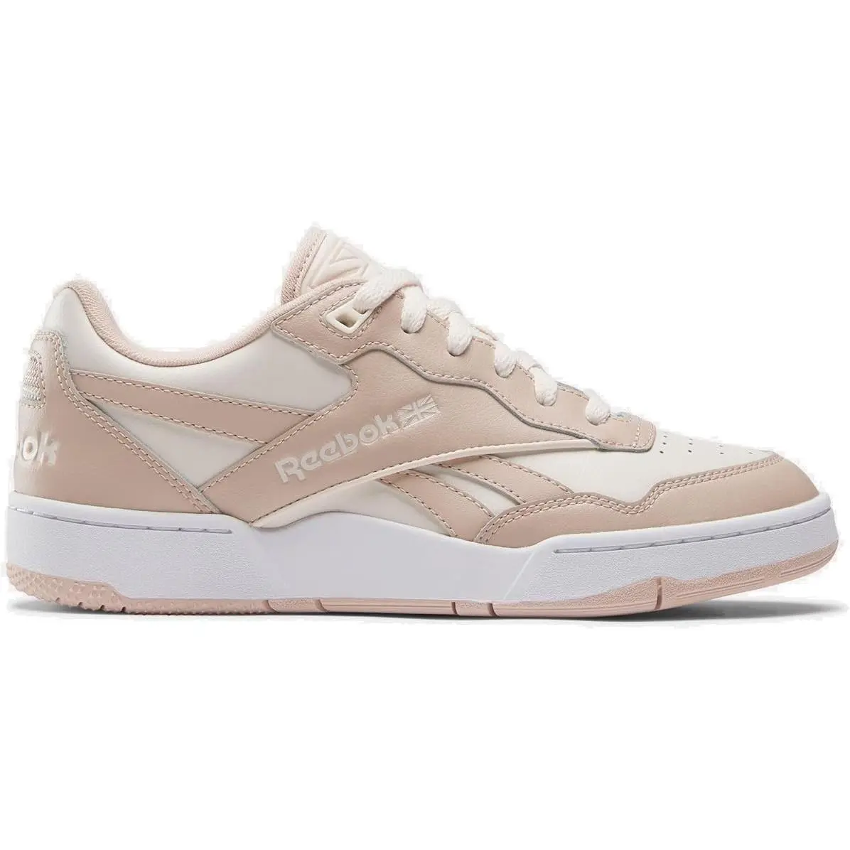 Reebok Women`s BB 4000 II Sneakers - White/pink Stucco Size 9 US