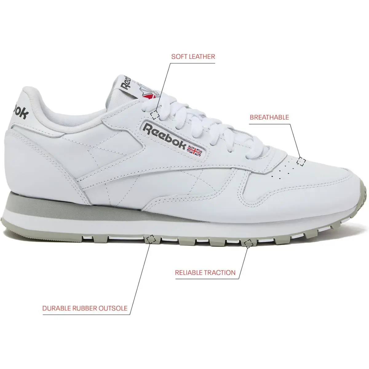 Reebok shoes - Lux54 - Lux54 - Reefresh Pure Grey/White/Gum (UPC: 195734515293) 1