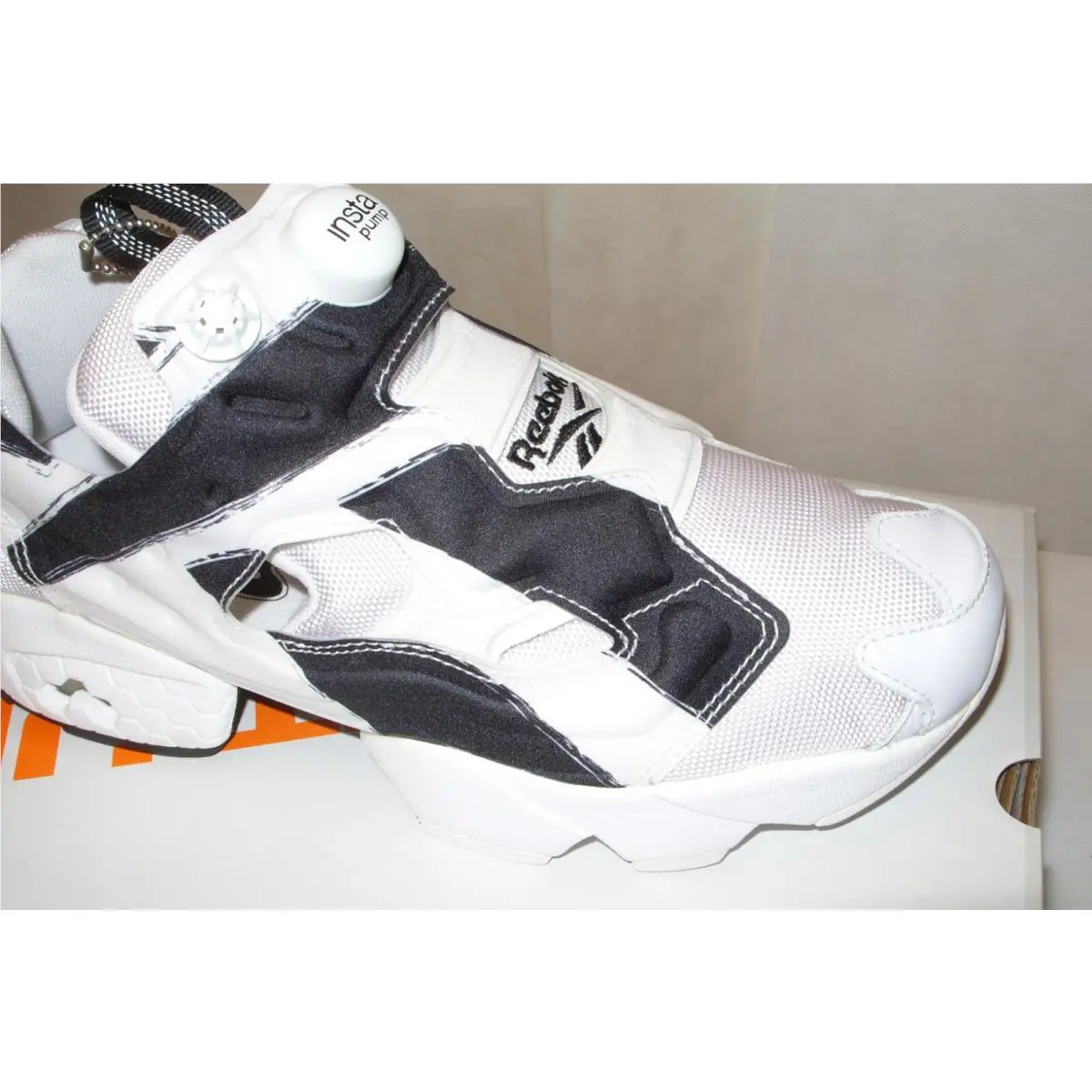 Reebok shoes - Reebok InstaPump Fury OB - InstaPump Fury - AR1413 - Black & White (UPC: 889769414781) 2
