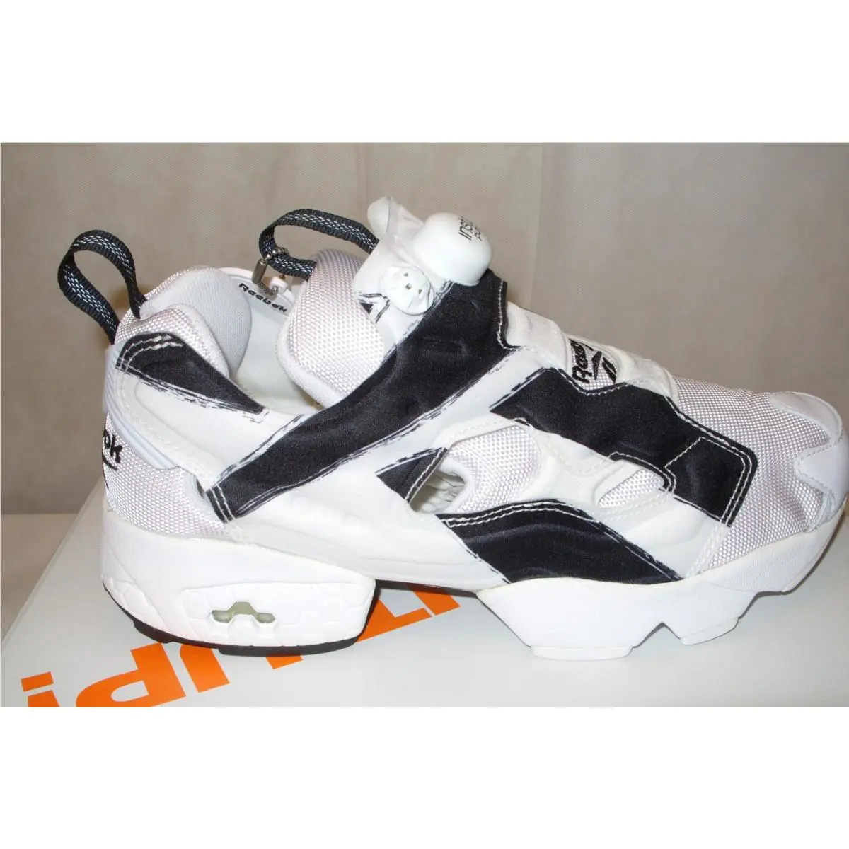 Reebok shoes - Reebok InstaPump Fury OB - InstaPump Fury - AR1413 - Black & White (UPC: 889769414781) 3