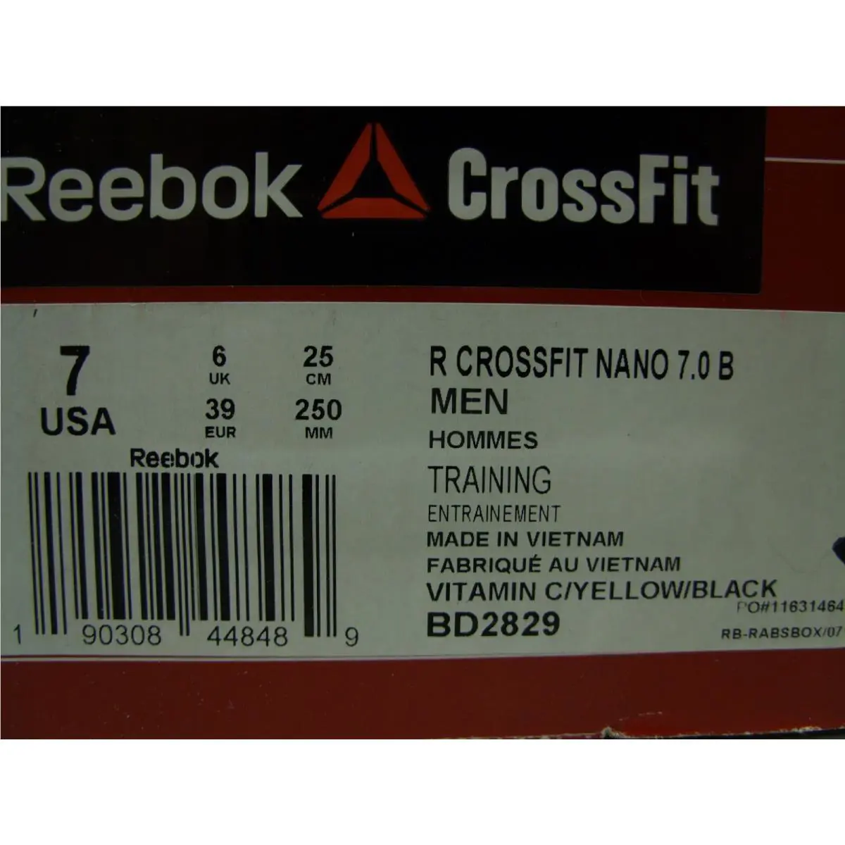 Reebok shoes - Reebok CrossFit Nano - CrossFit Nano - BD2829 - Multicoloured (UPC: 190308448489) 2