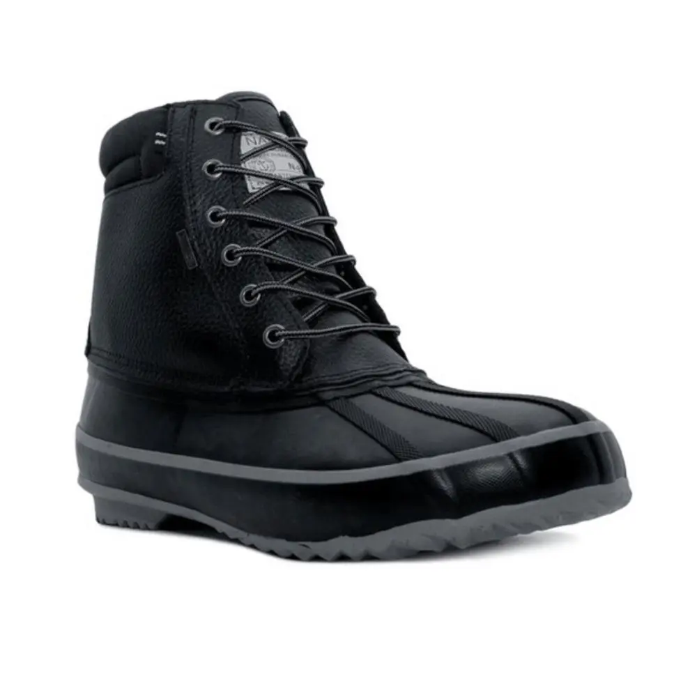 Nautica Mens Duck Waterproof Shell Snow Rain Boot sz 13 Wide K826