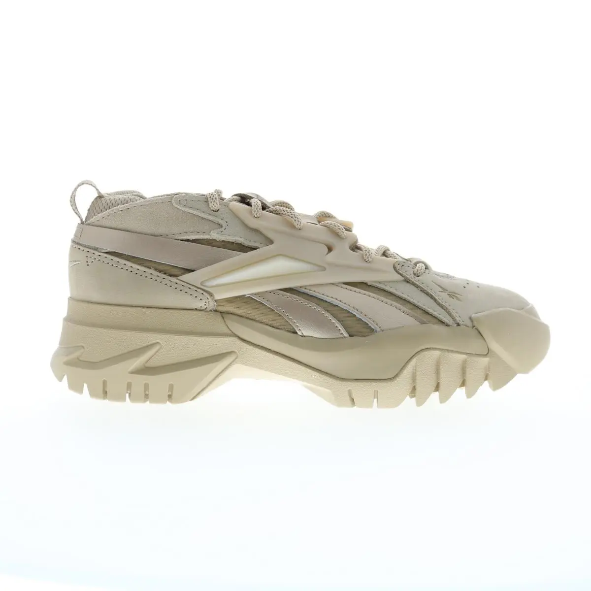 Reebok Club C Cardi B V2 Womens Beige Leather Lifestyle Sneakers Shoes 11
