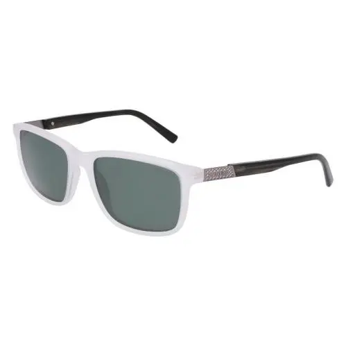 N-6253S 971 Matte Crystal Polarized Sunglasses with Green Lenses by Nautica