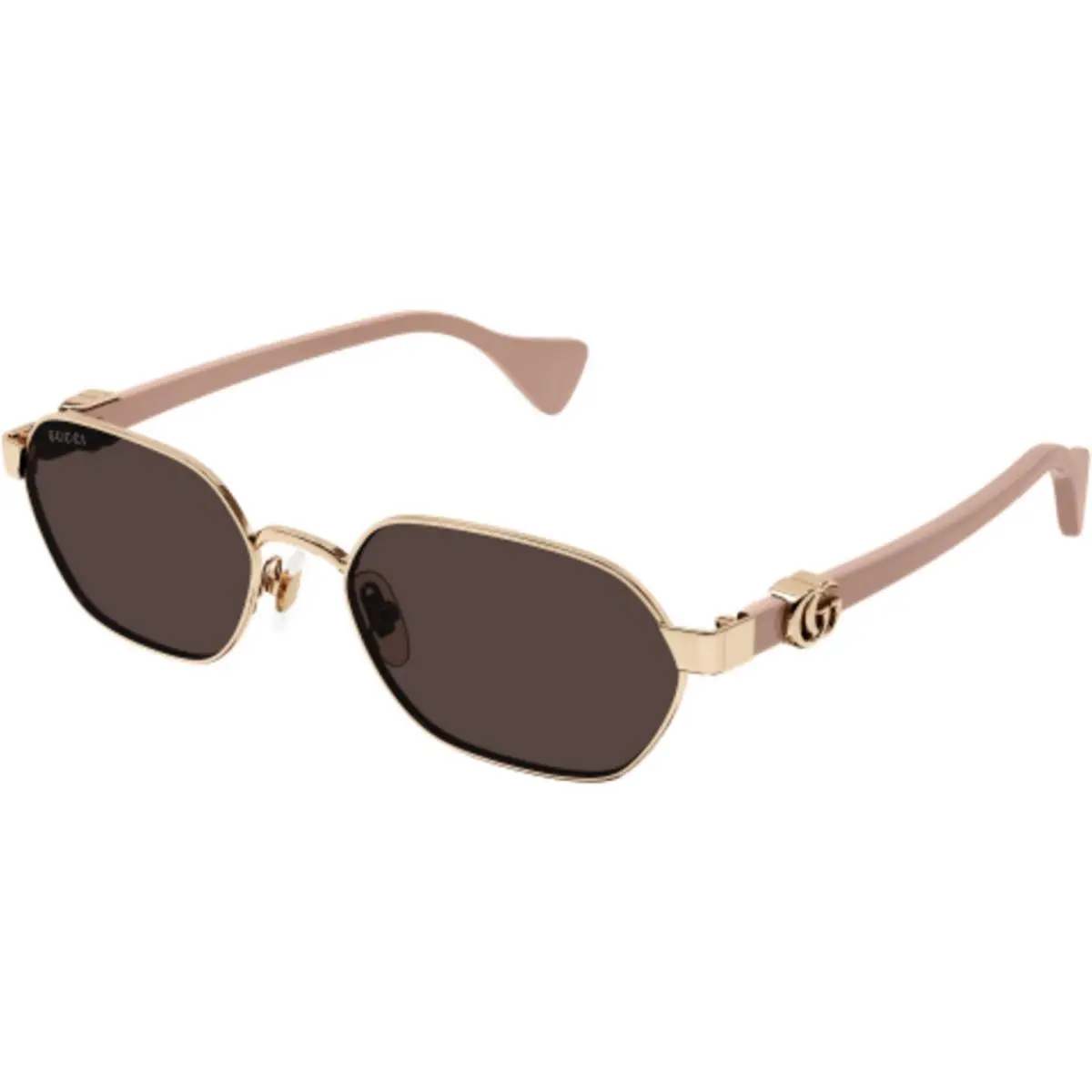 GG 1593 S-003 Gold / Violet Pink 003 Size 56 Sunglasses by Gucci