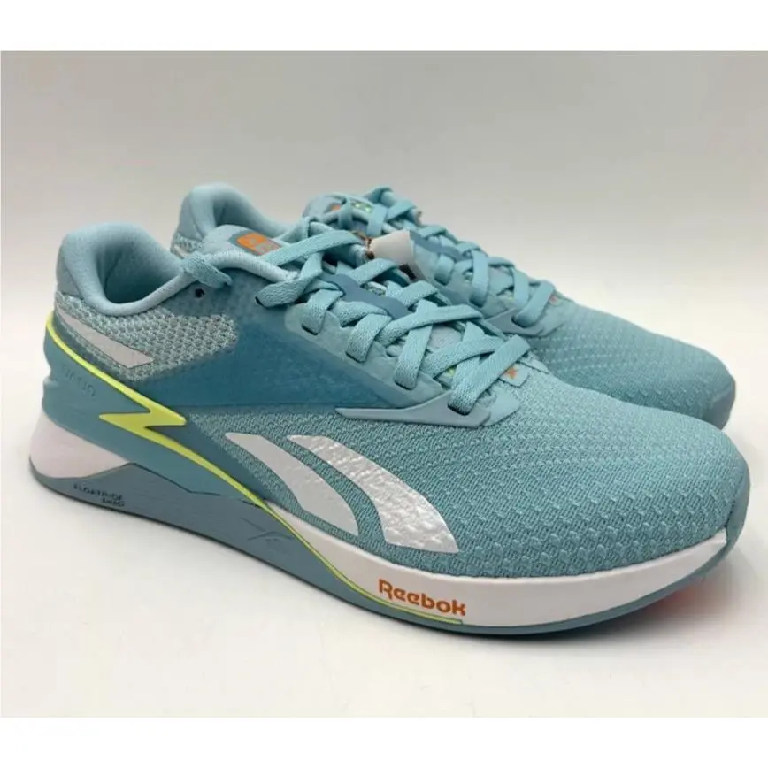 Reebok Nano X3 HP6054 Women`s Training Shoes Blue US Size 6.5 - Blue