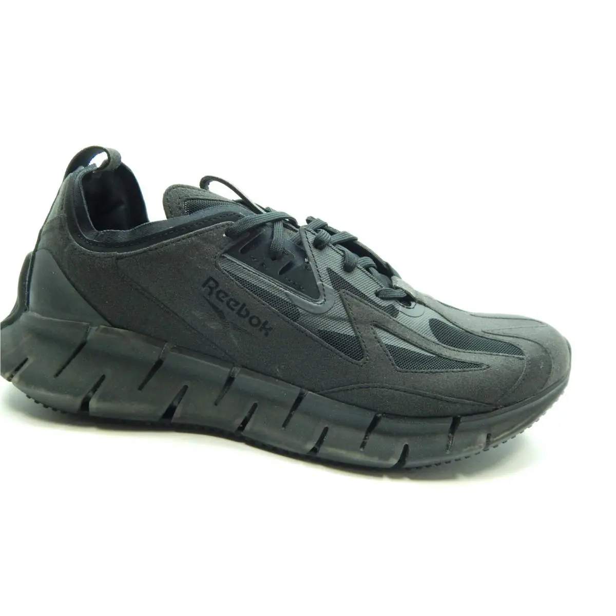 Reebok Men`s Zig Kinetica FW5737 Black Grey Shoes Size 11.5 - Black