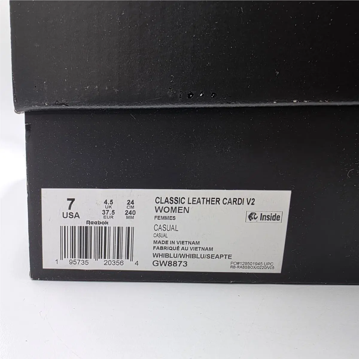 Reebok shoes - Reebok x Cardi B Classic Leather V2 - GW8873 - Whisper Blue 10