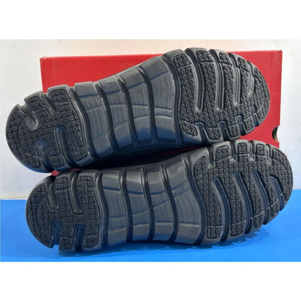 Reebok shoes - Reebok Men`s Sublite Cushion Athletic Composite Toe Work Shoes - RB4051 - Black 2
