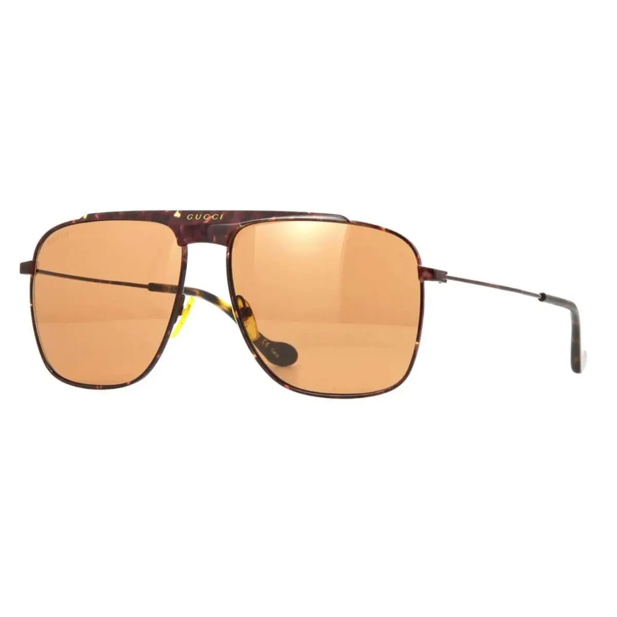 Gucci GG0909S-002 Men`s Havana / Brown Tinted Sunglasses