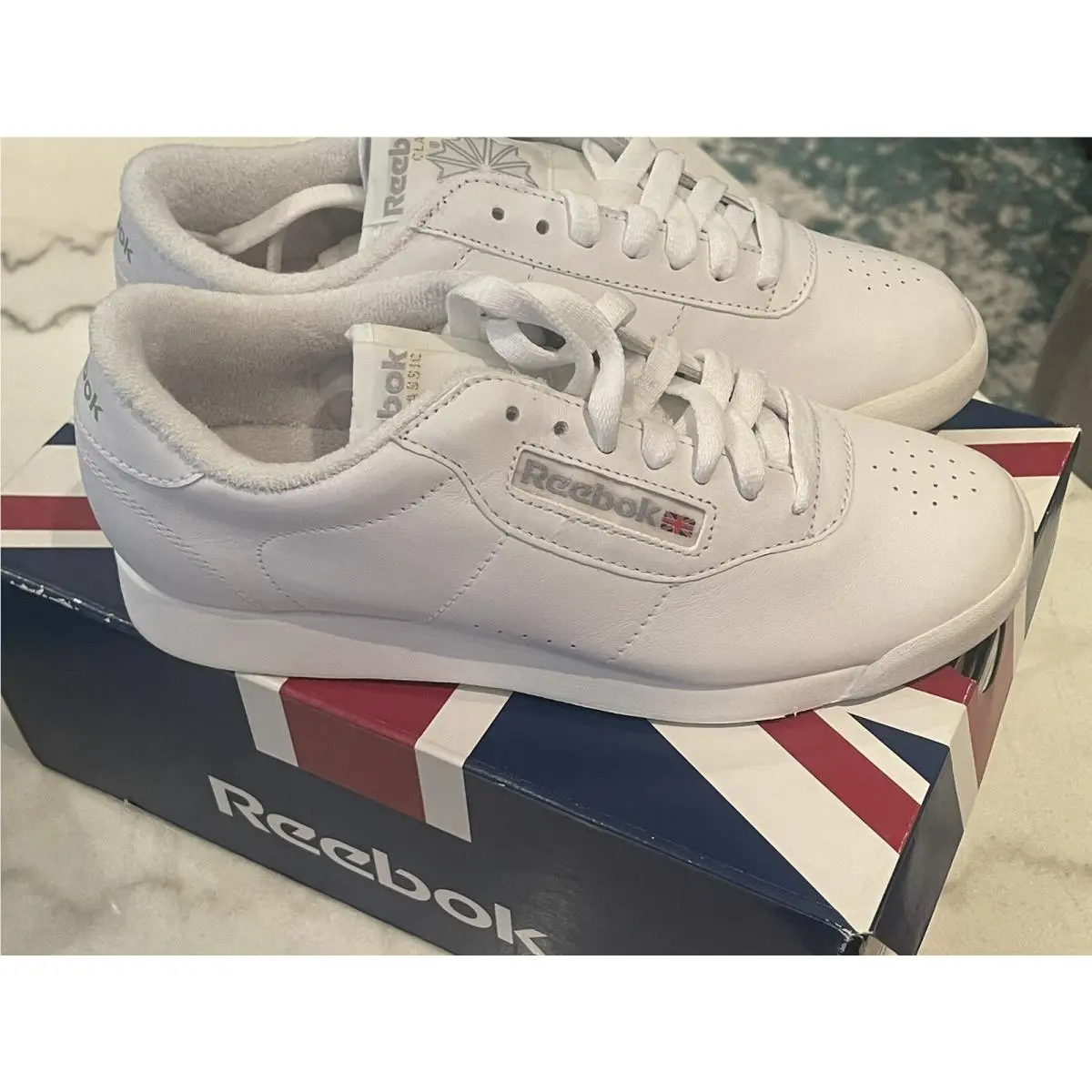 Reebok Women`s Vintage 1990`s OG Princess Shoe White 2-1475 Sz. 6 Med