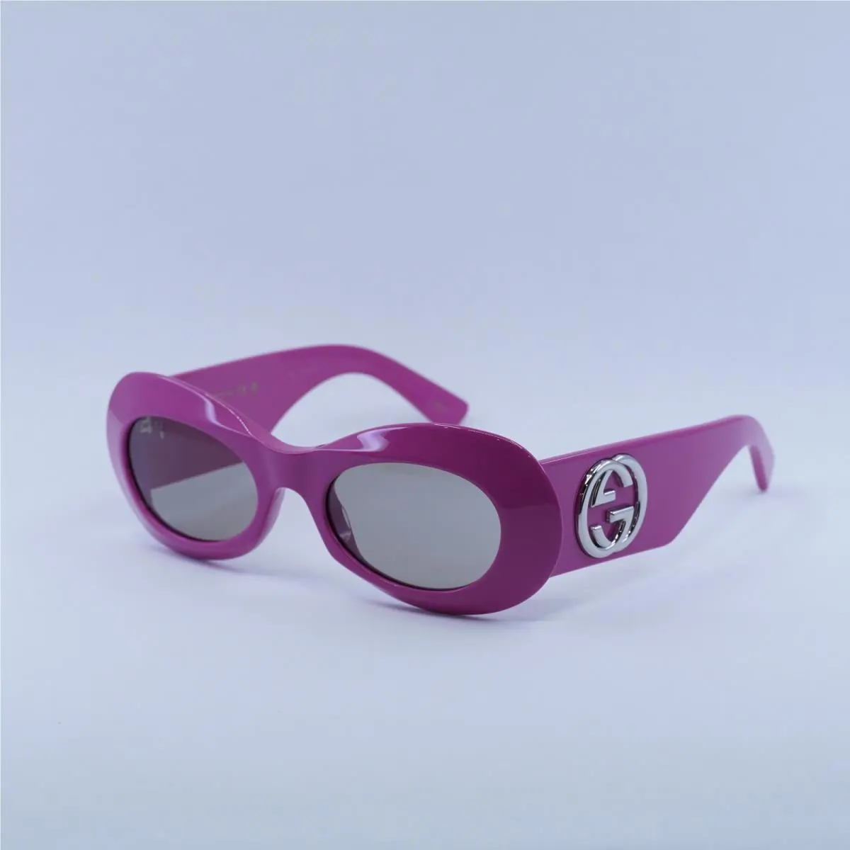 Gucci GG1696S 004 Shiny Fuchsia/light Grey 51-20-140 Sunglasses