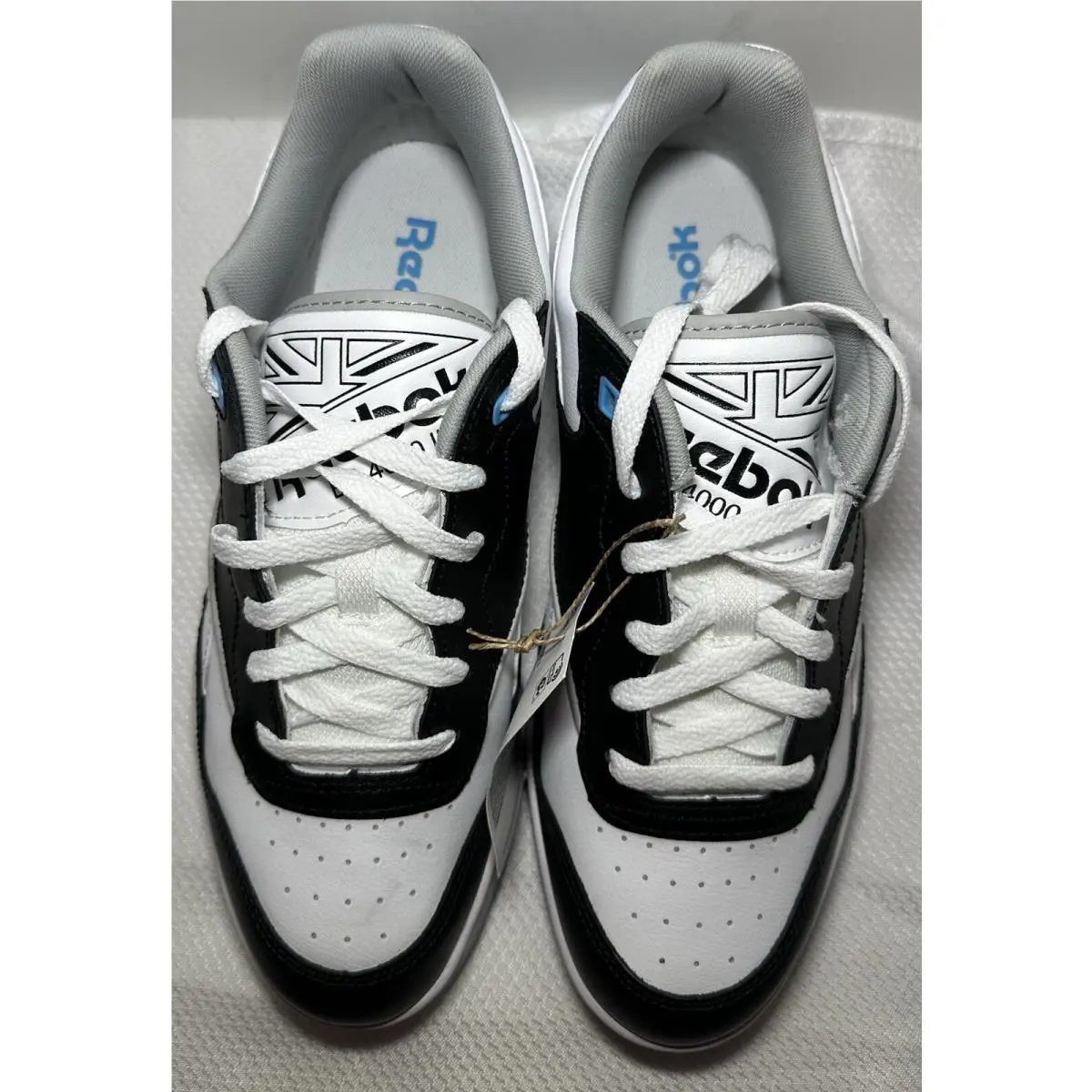Reebok shoes - Reebok BB 4000 II - IG9953 - Black White & Blue (UPC: 0195745539776) 1